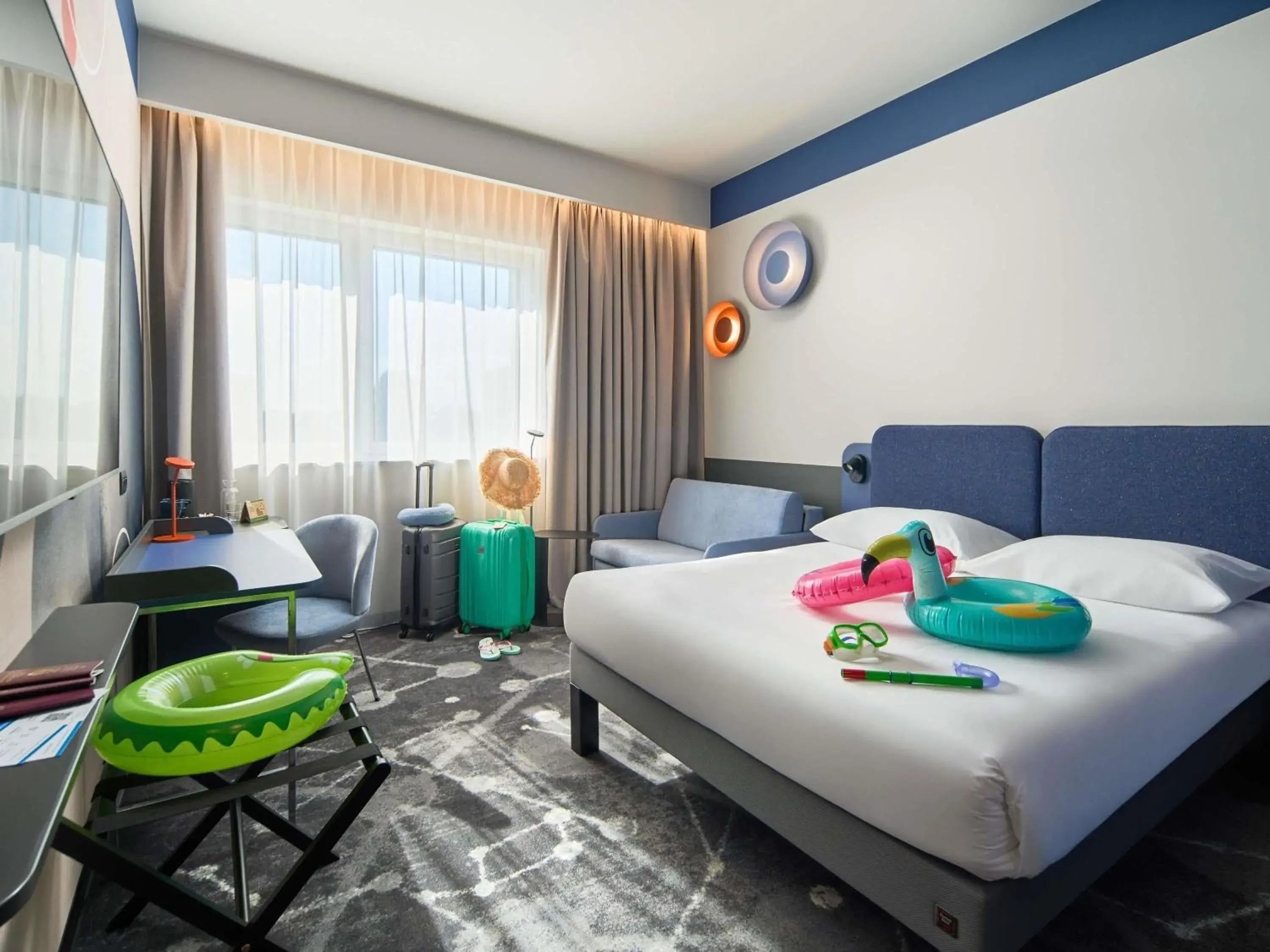 Standard Double Room and Sofa Bed in ibis Styles Katowice Airport Standard Double Room and Sofa Bed in ibis Styles Katowice Airport