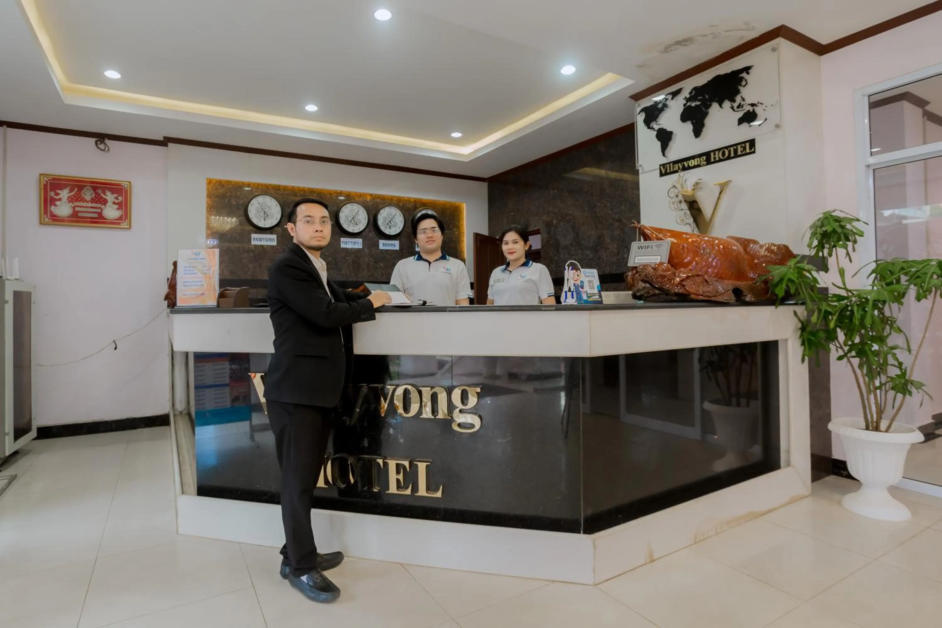 Lobby or reception in Vilayvong Hotel