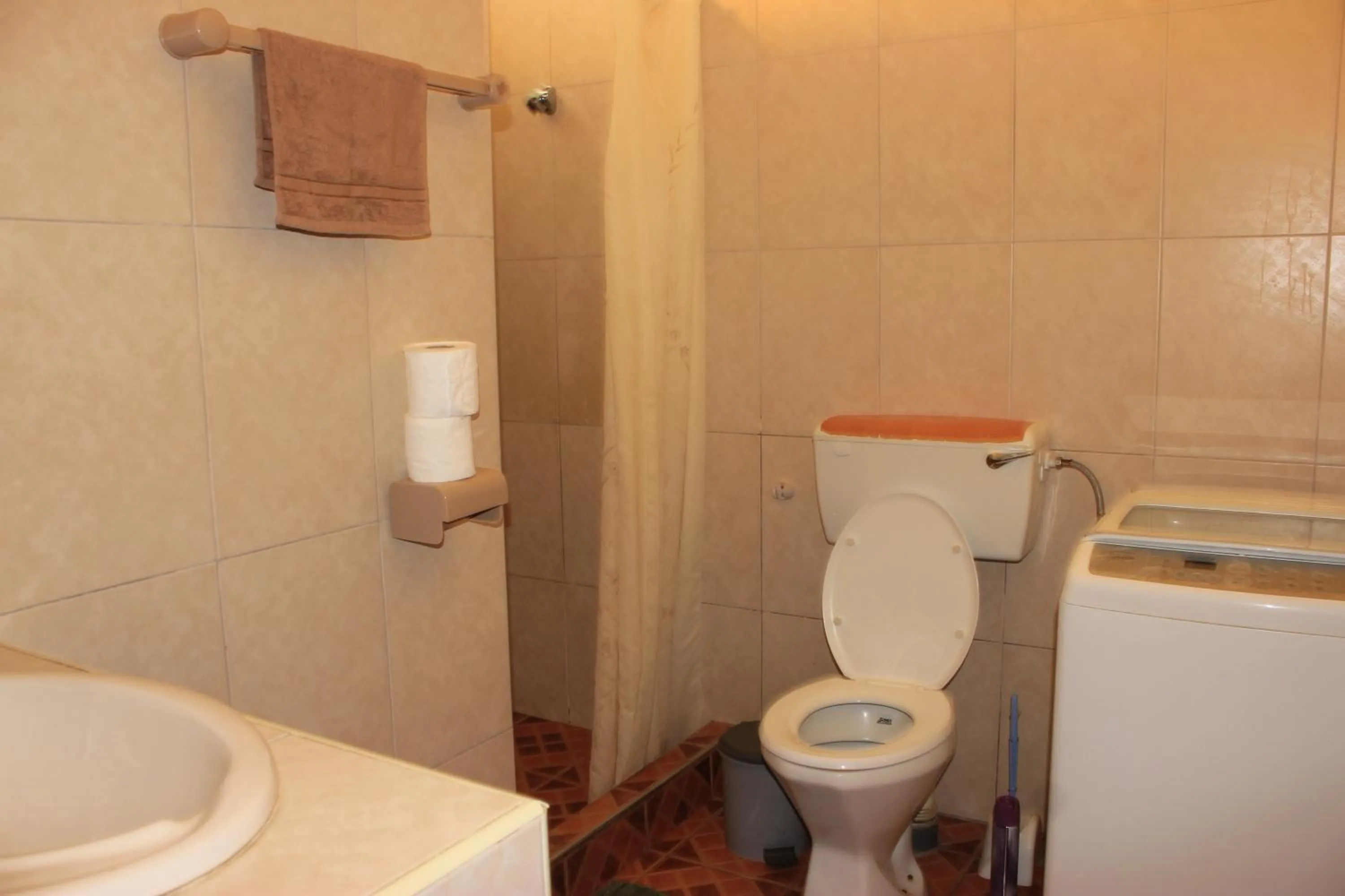 Toilet in LeBovallon B&B