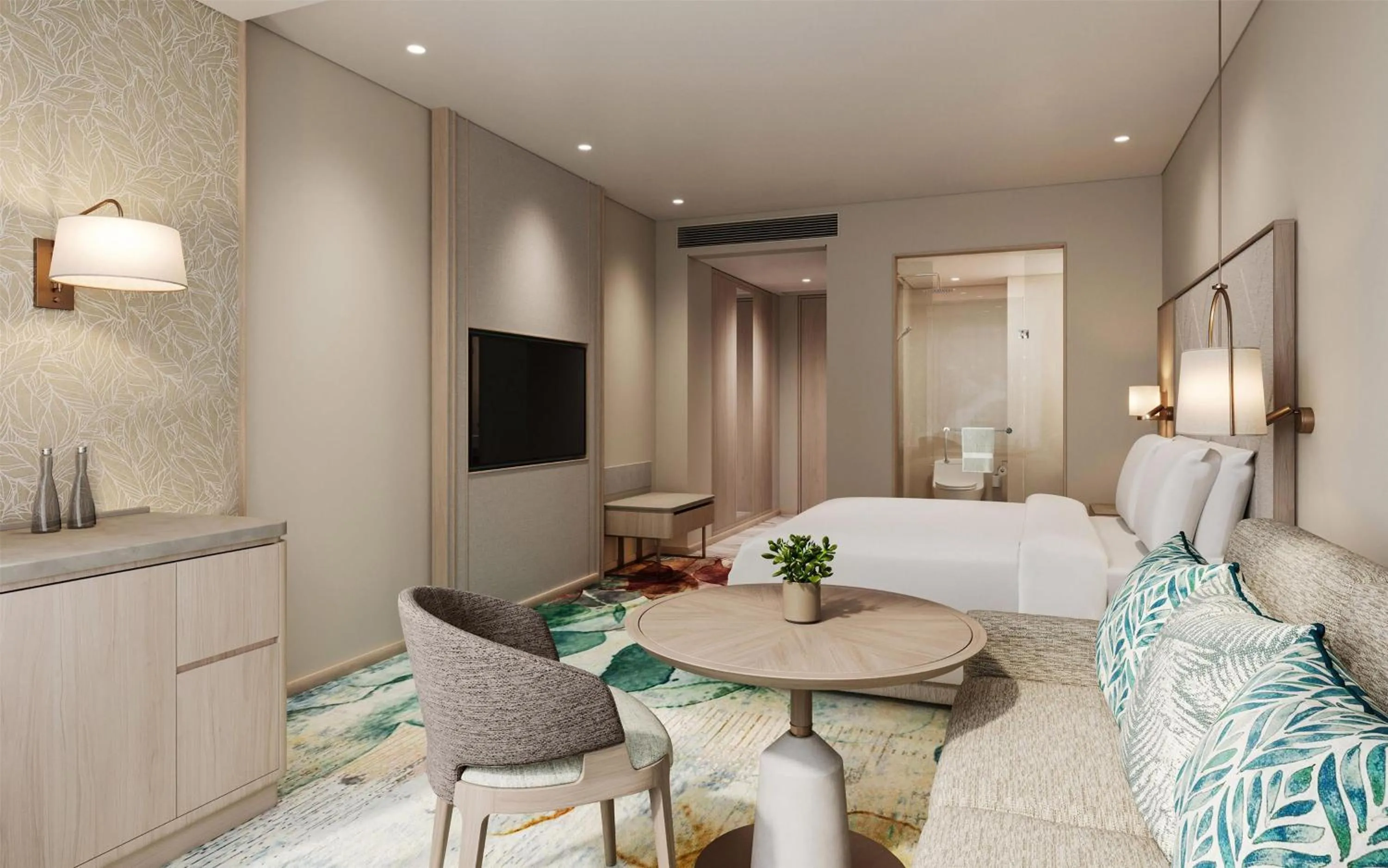 Bed in DoubleTree by Hilton Jakarta Kemayoran