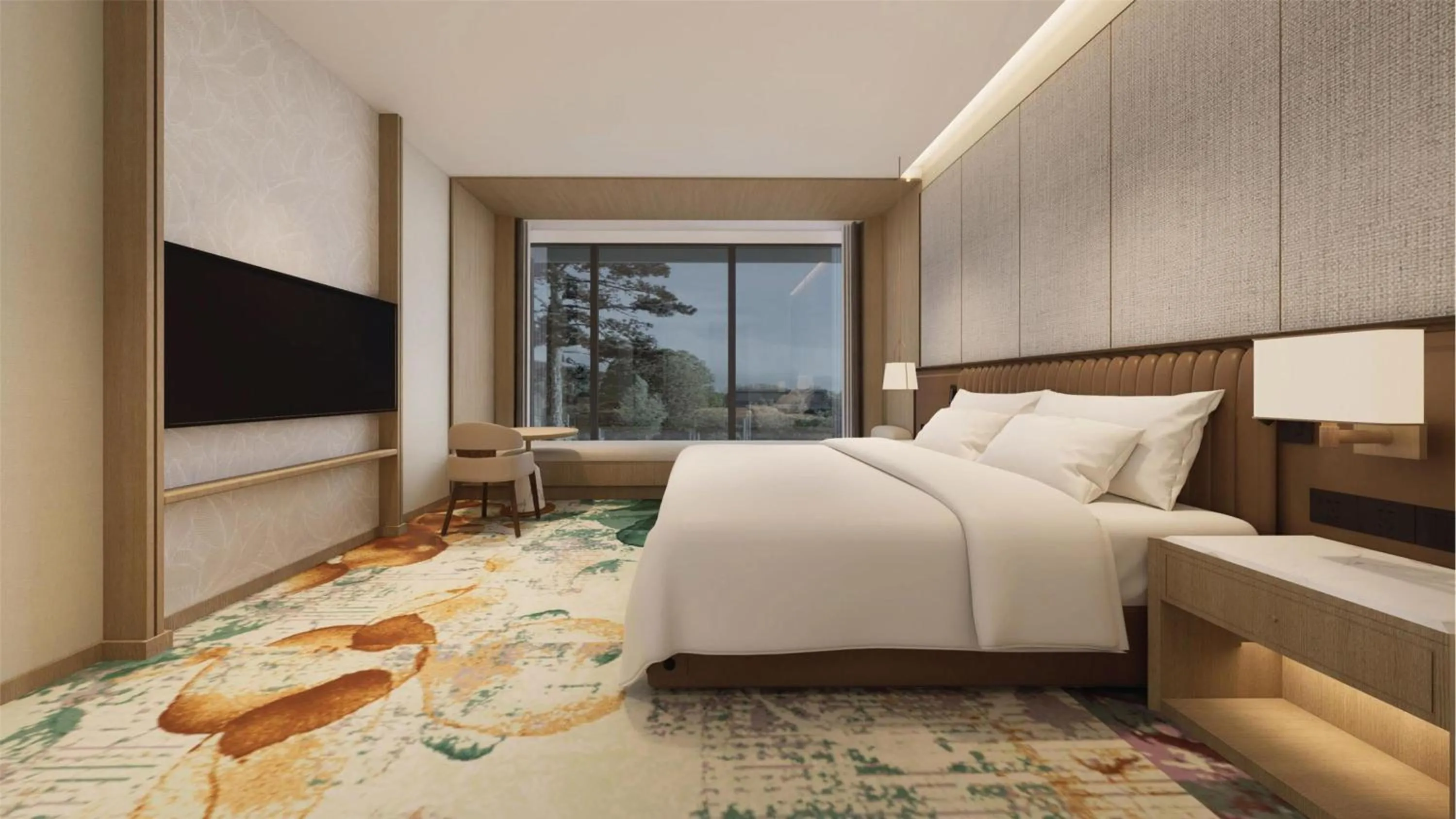 Bed in DoubleTree by Hilton Jakarta Kemayoran