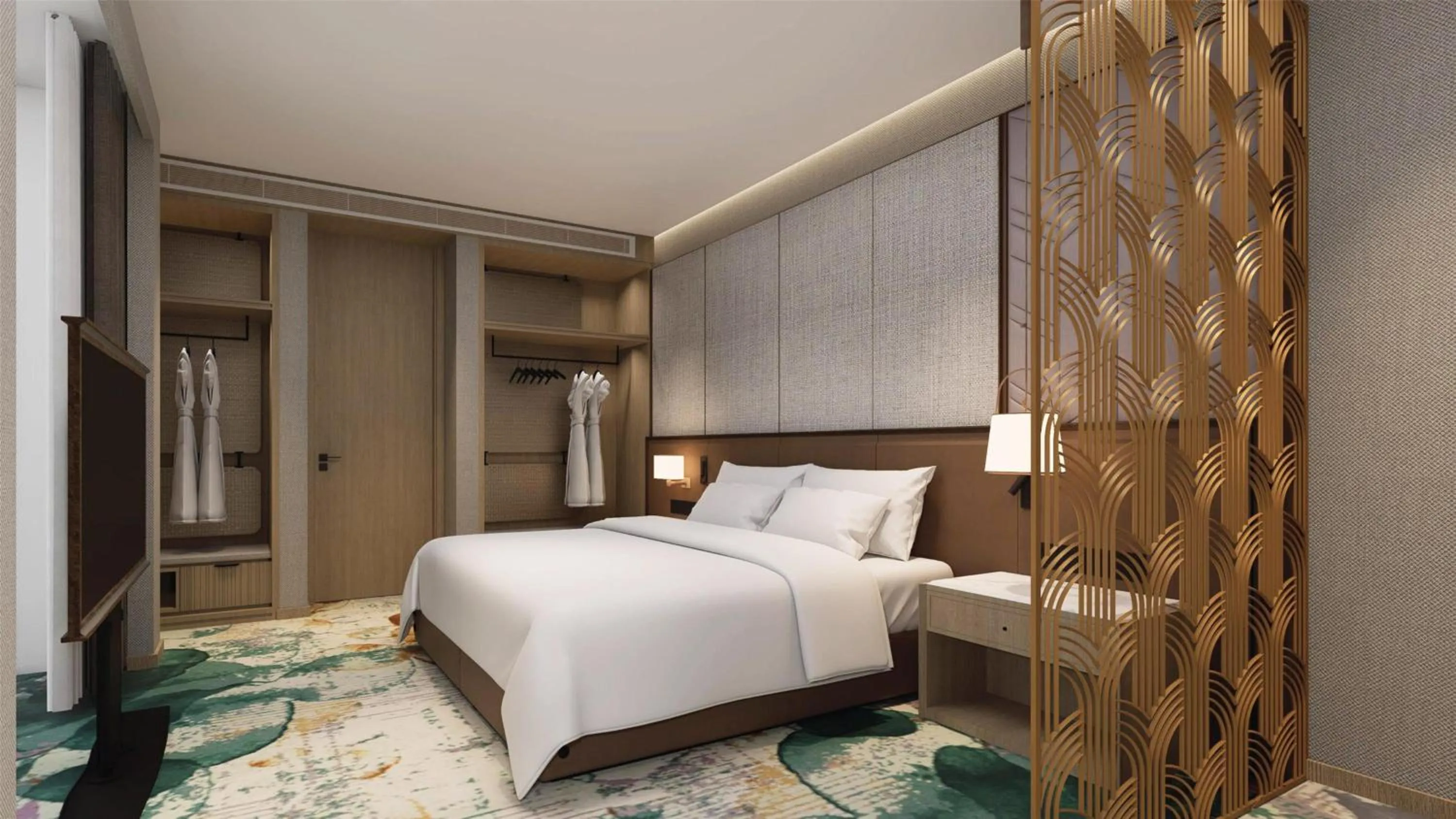 Bed in DoubleTree by Hilton Jakarta Kemayoran