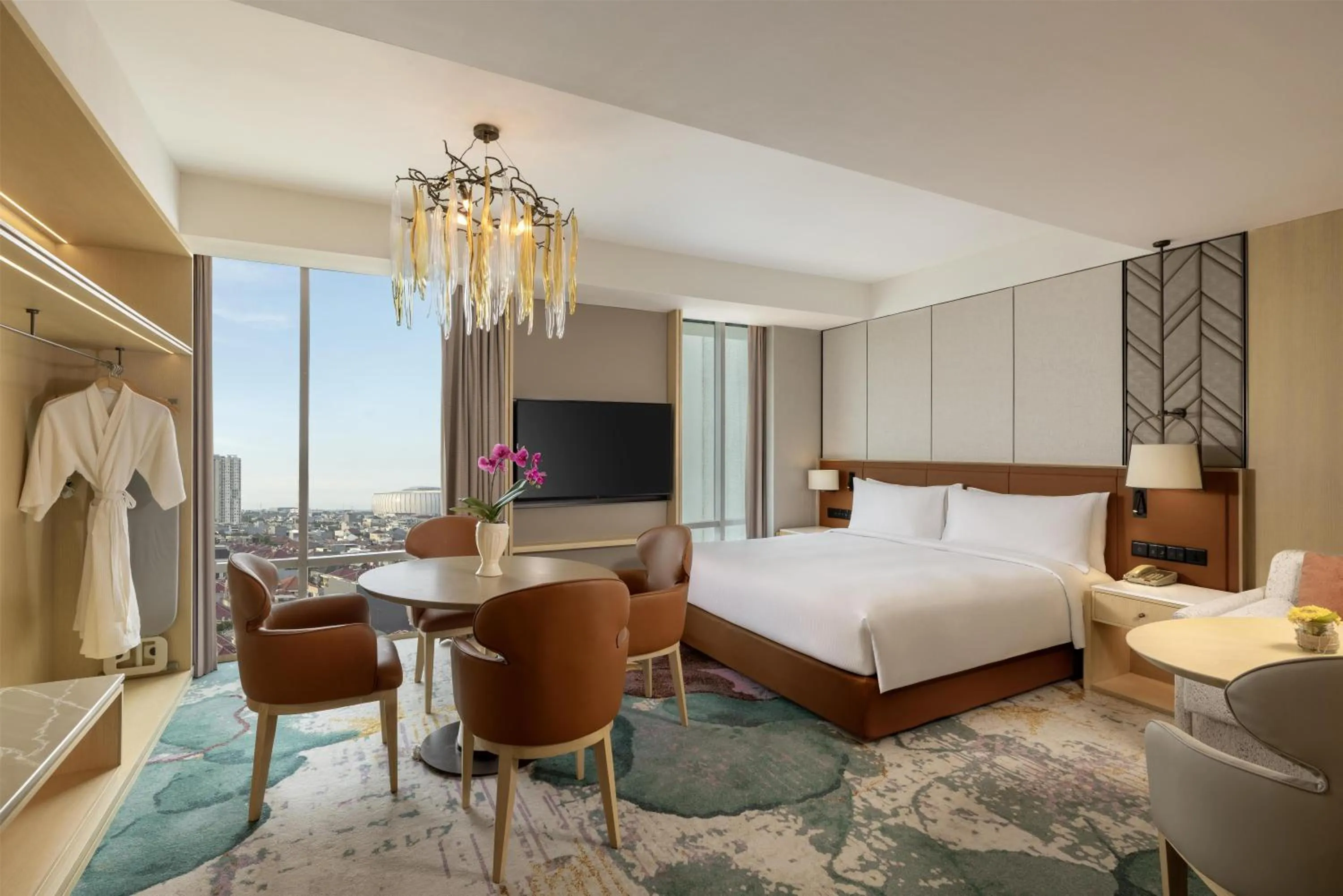 Bed in DoubleTree by Hilton Jakarta Kemayoran