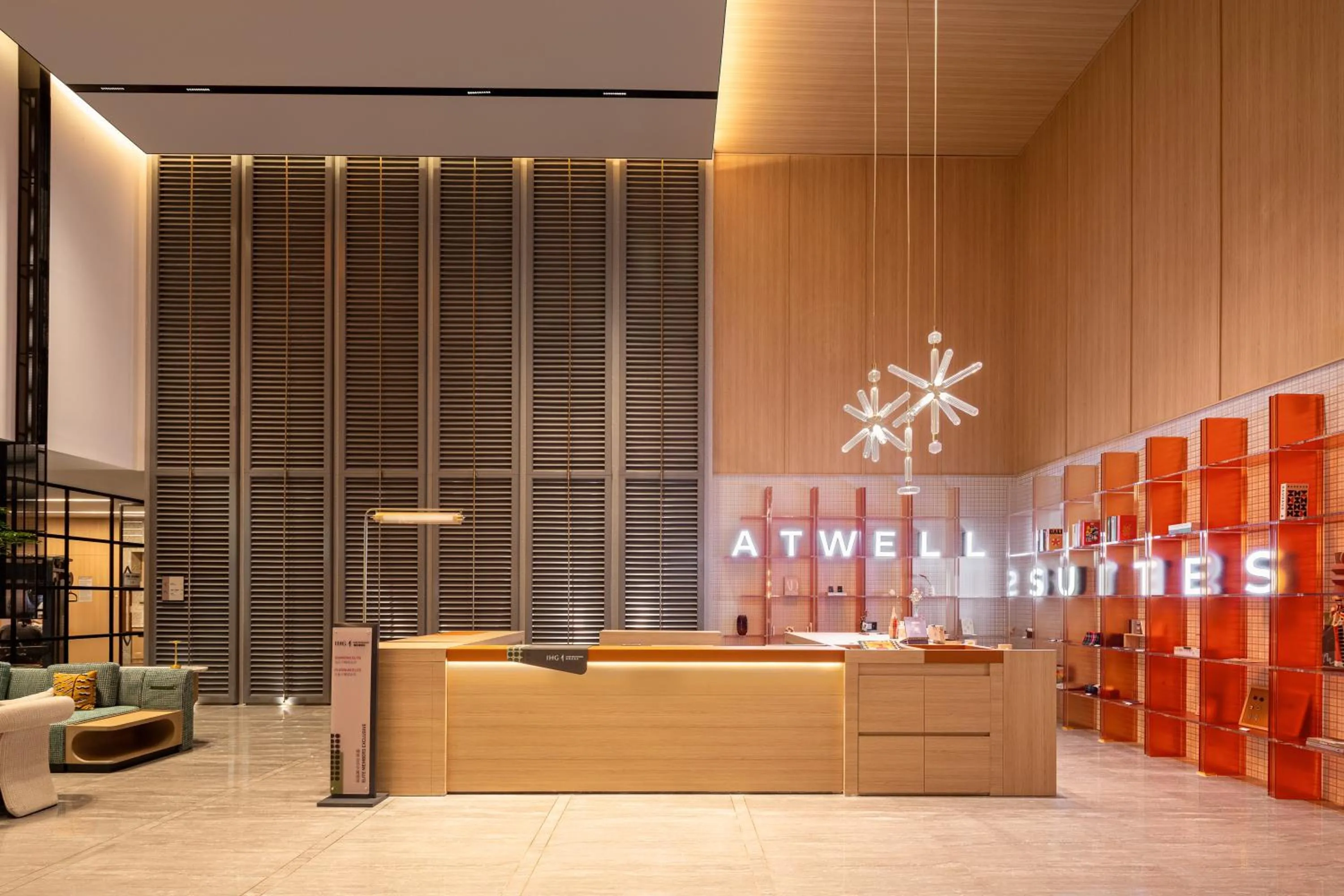 Lobby or reception in Atwell Suites Shanghai by IHG, Wuning Road Global Harbor Branch