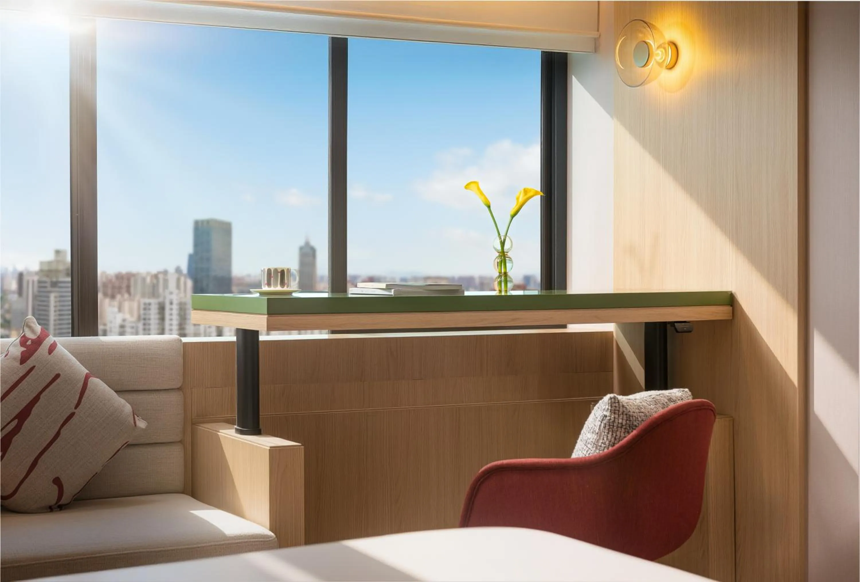 Photo of the whole room in Atwell Suites Shanghai by IHG, Wuning Road Global Harbor Branch