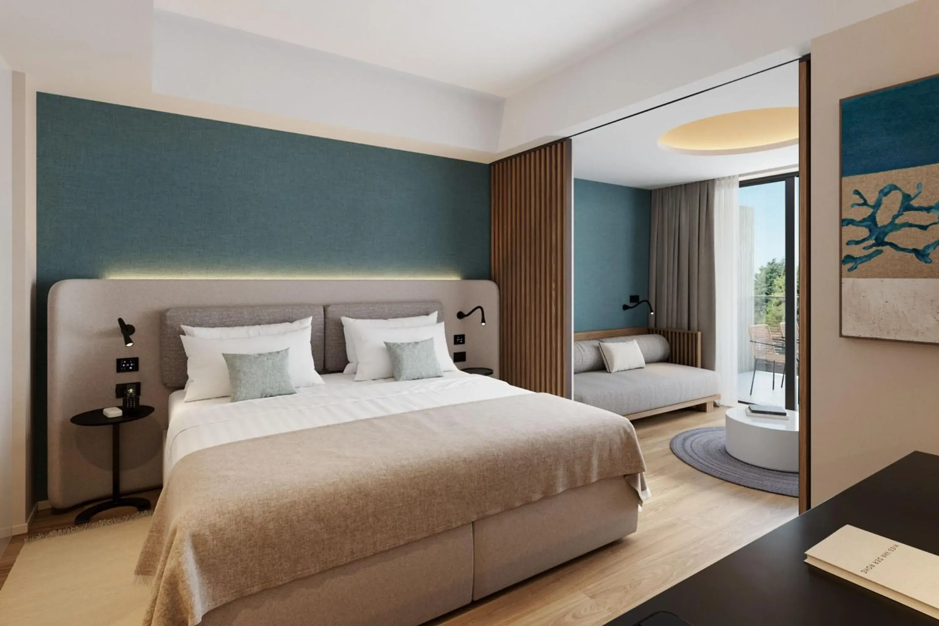 Bedroom, Bed in Pical Resort, Valamar Collection Bedroom, Bed in Pical Resort, Valamar Collection