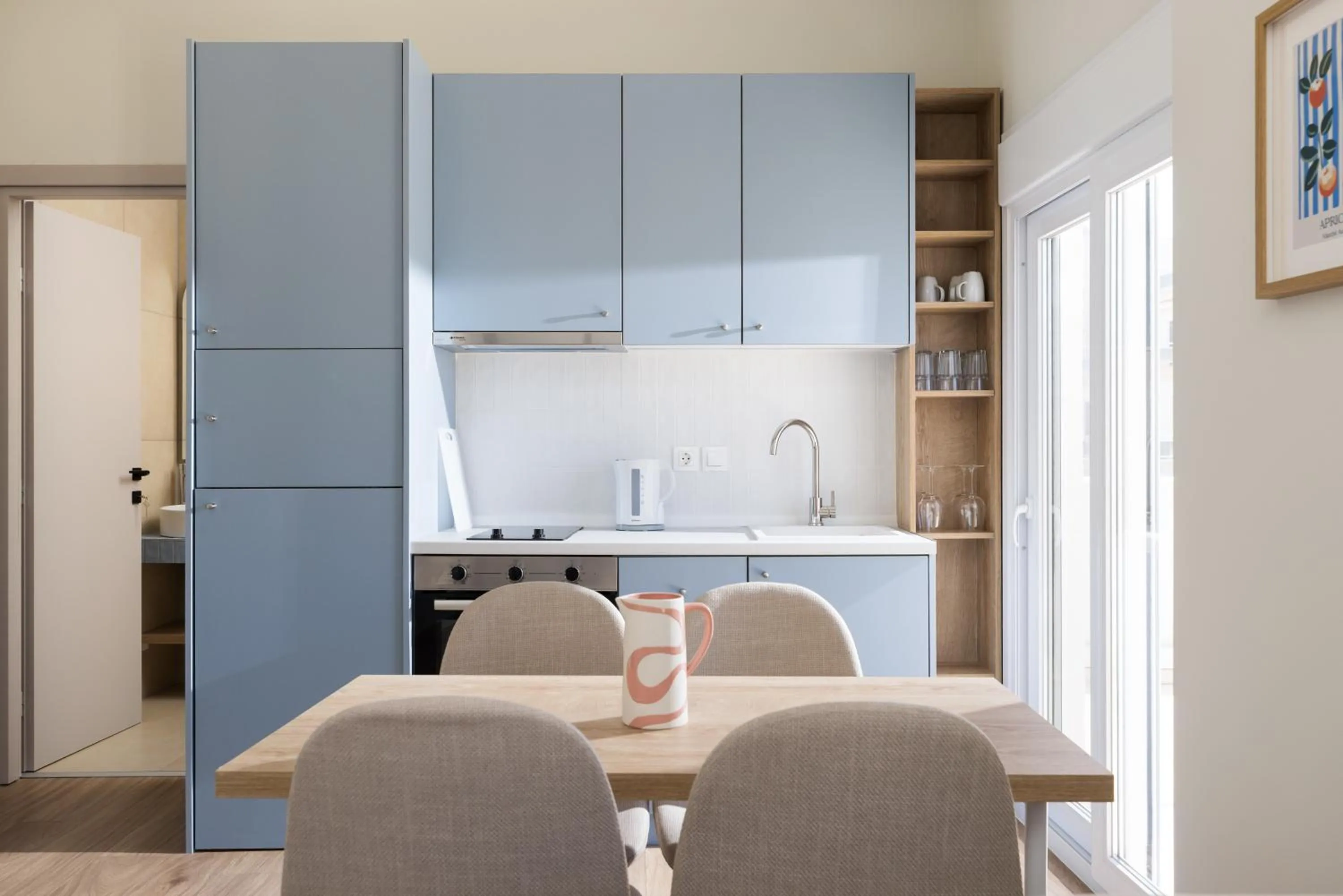 Kitchen or kitchenette in Celine Volos by halu! Cozy apartments in the center