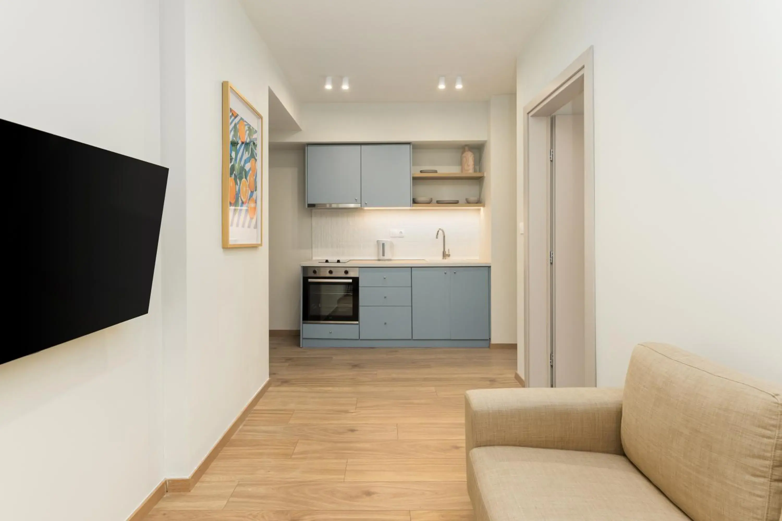 One-Bedroom Apartment with Balcony - single occupancy in Celine Volos by halu! Cozy apartments in the center One-Bedroom Apartment with Balcony - single occupancy in Celine Volos by halu! Cozy apartments in the center