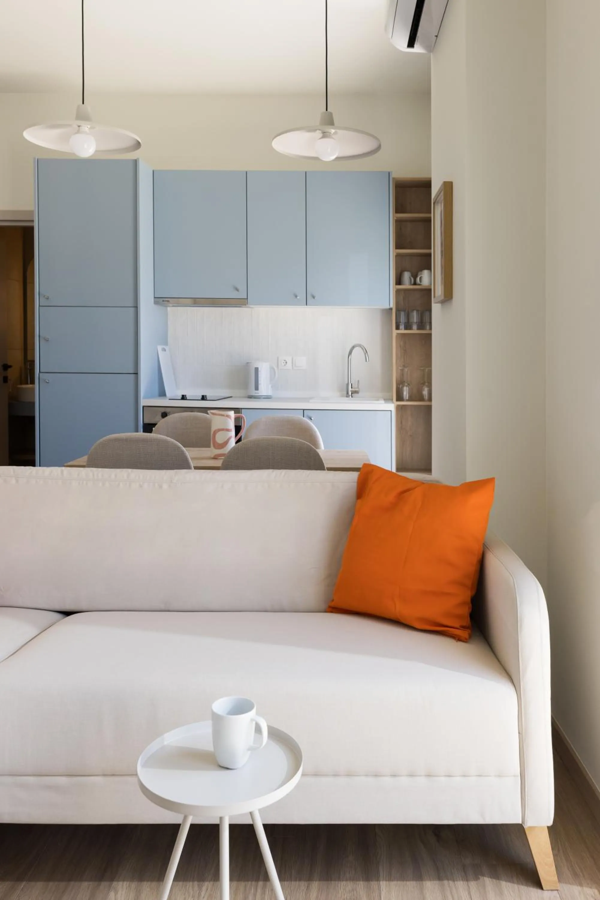 Kitchen or kitchenette in Celine Volos by halu! Cozy apartments in the center