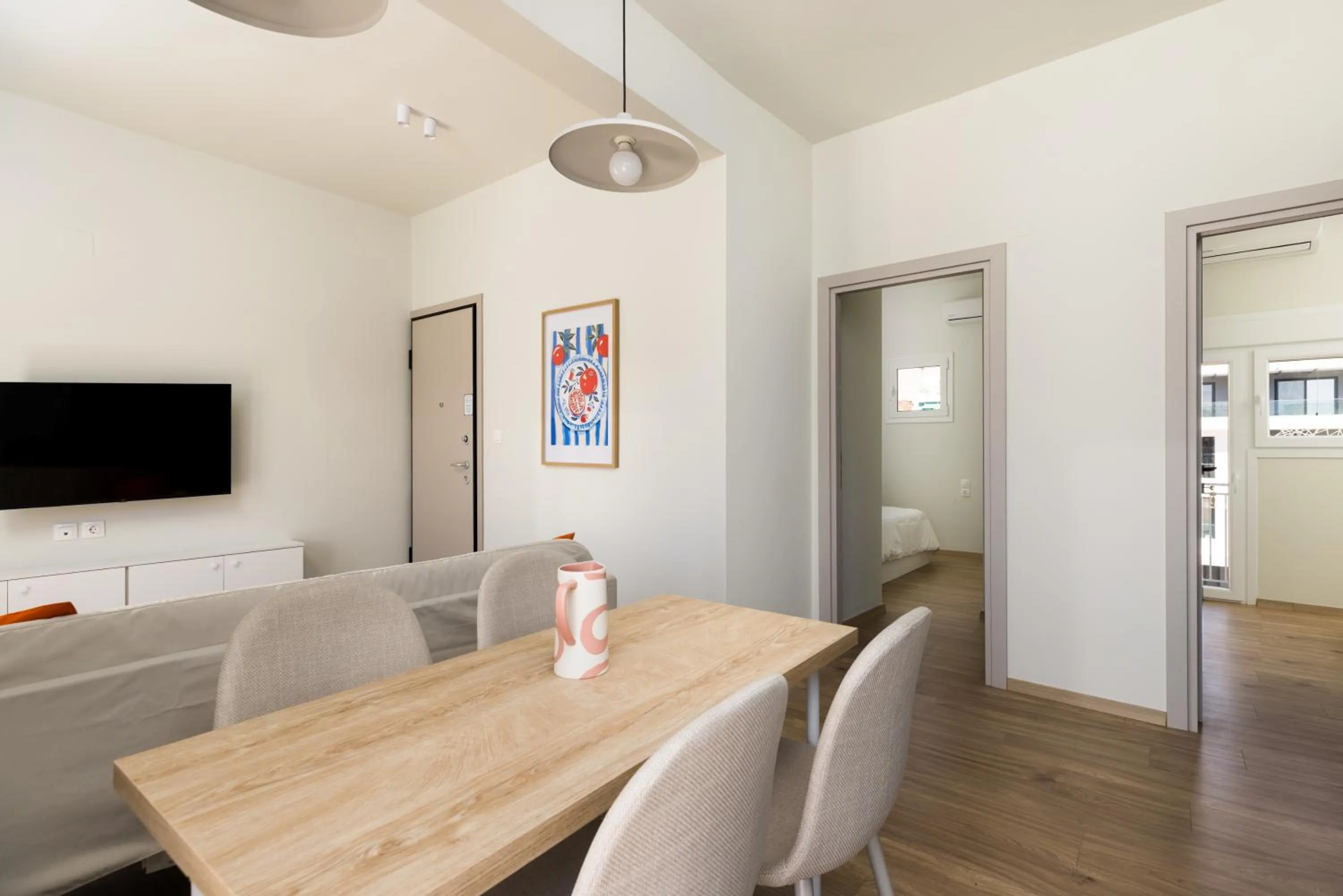 Seating area in Celine Volos by halu! Cozy apartments in the center