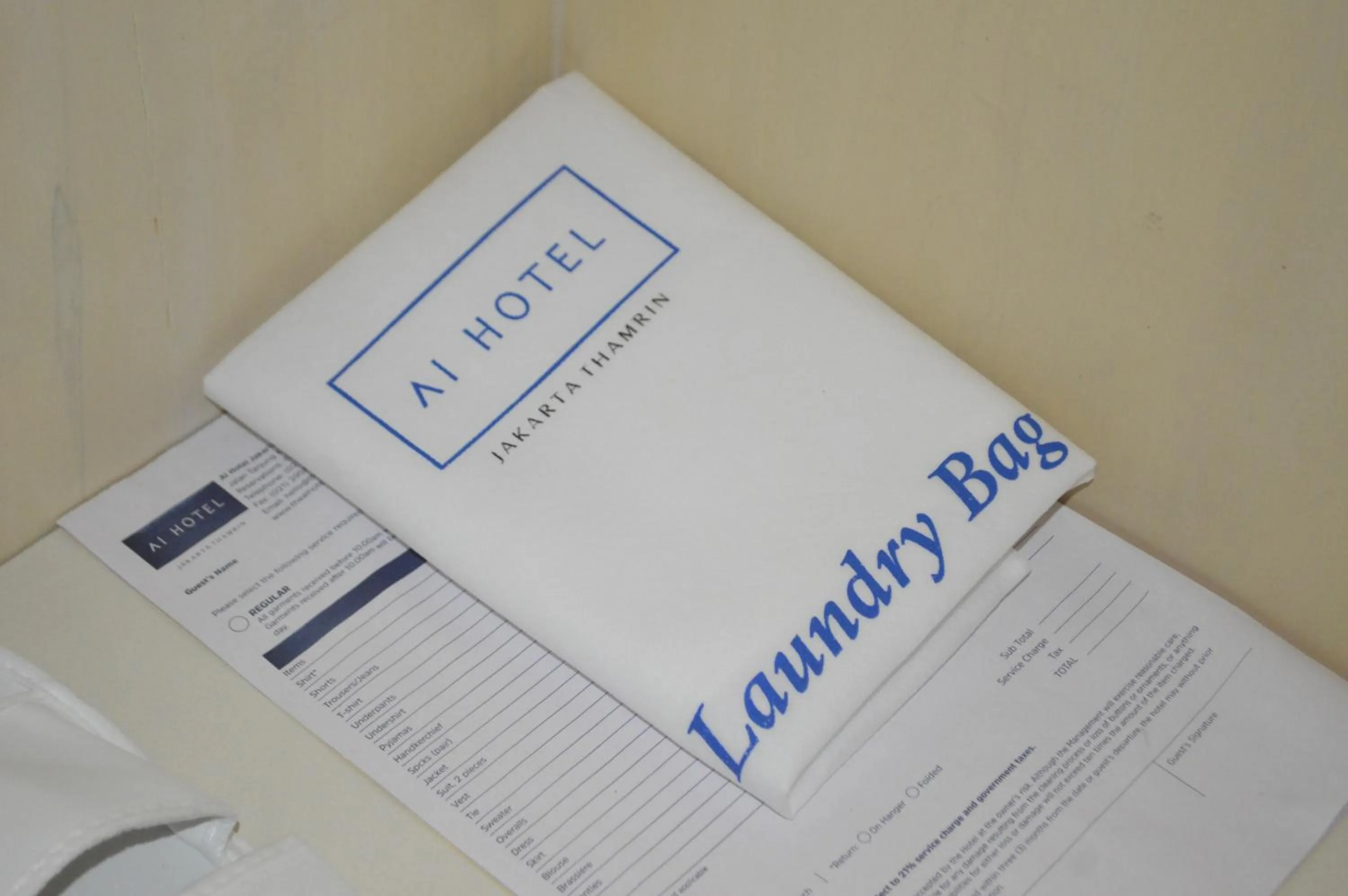 laundry in AI Hotel Jakarta Thamrin