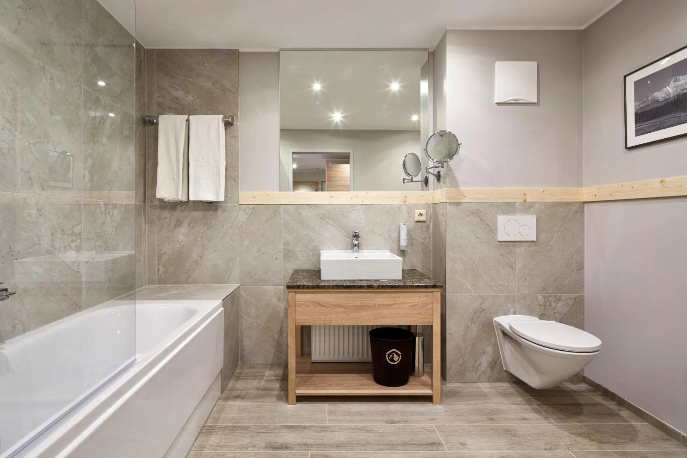 Bathroom in Das Alpenhaus Katschberg 1640 inkl Lungau Card