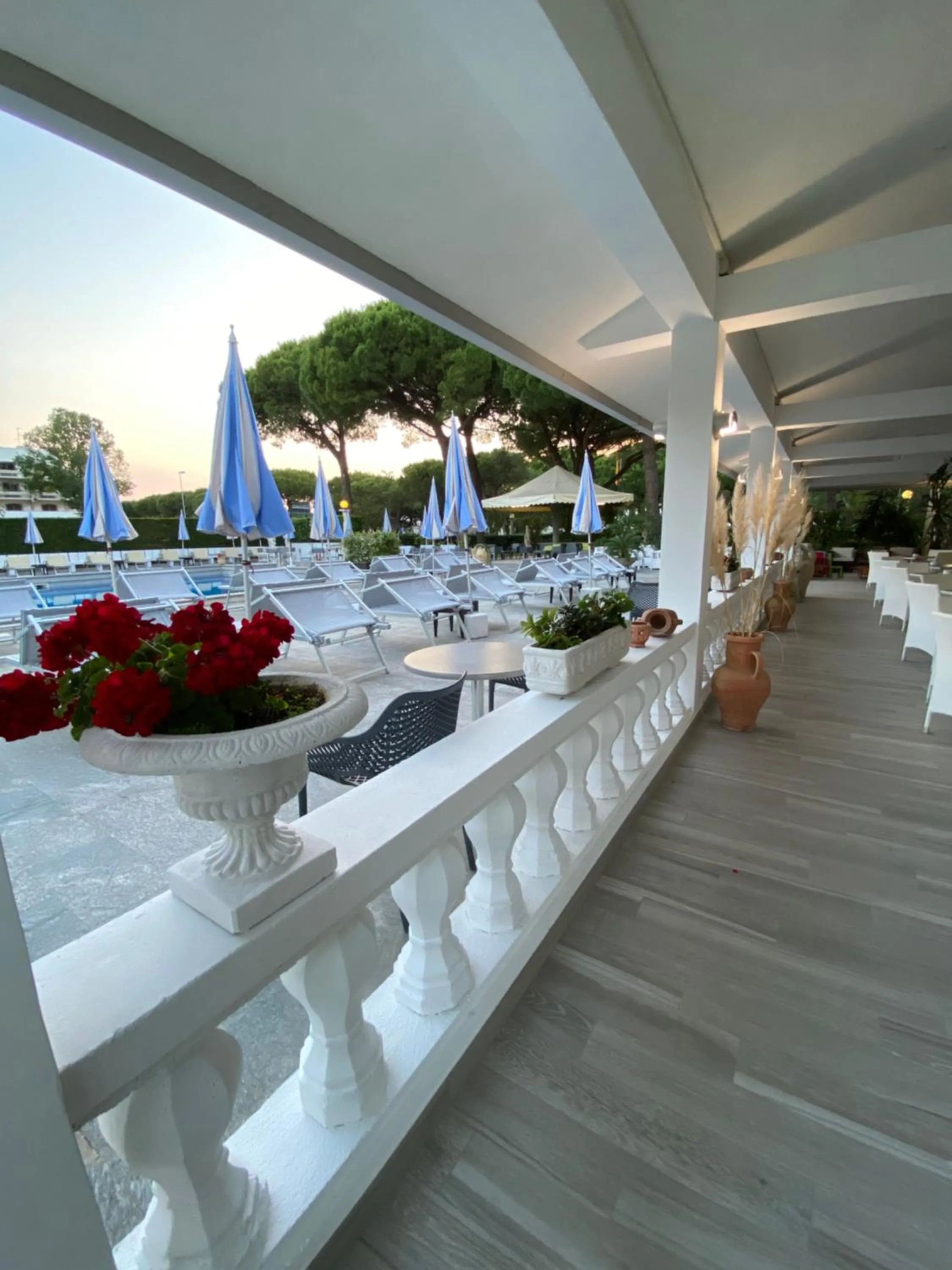 Patio in Hotel Al Cigno