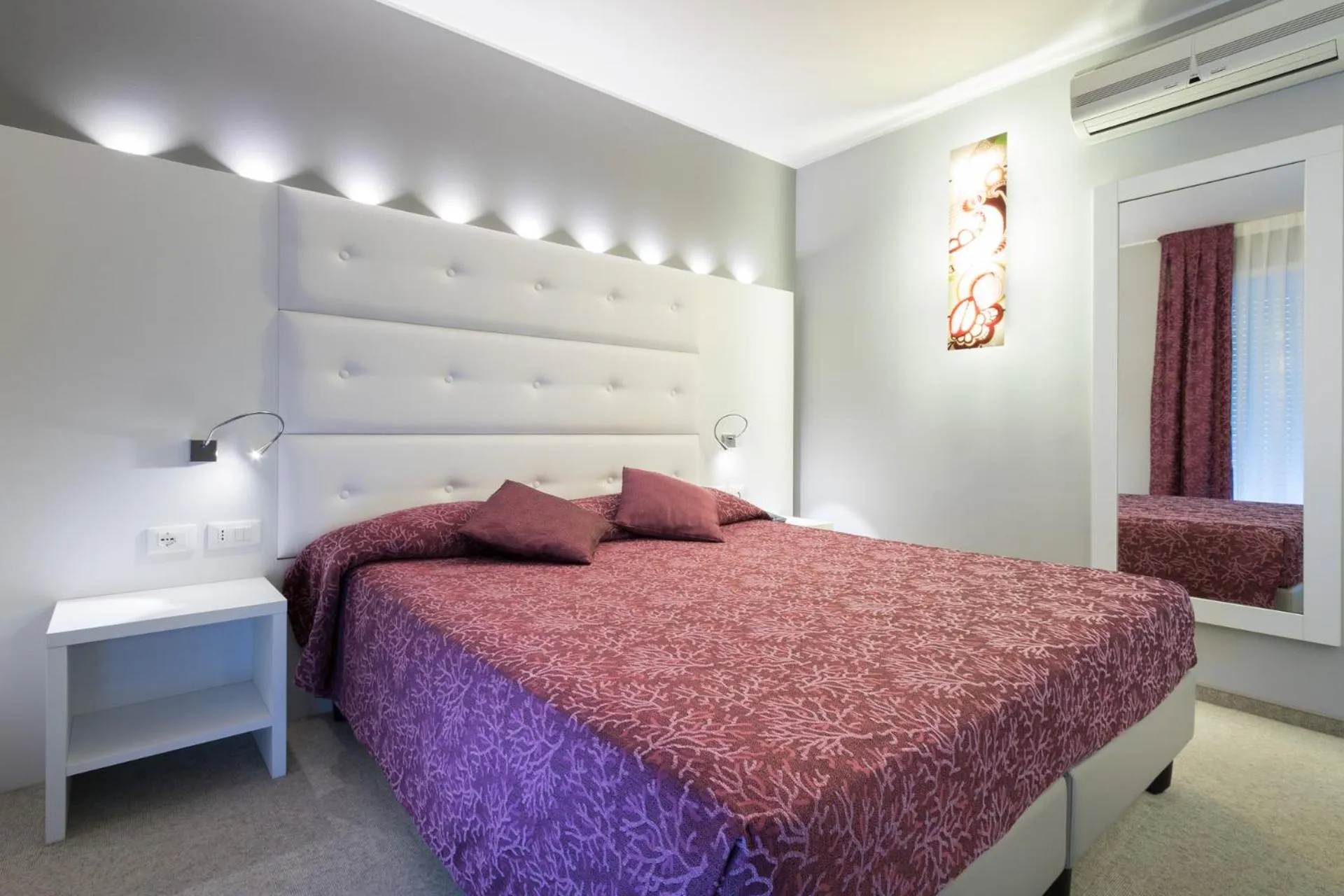 Bed in Hotel Al Cigno