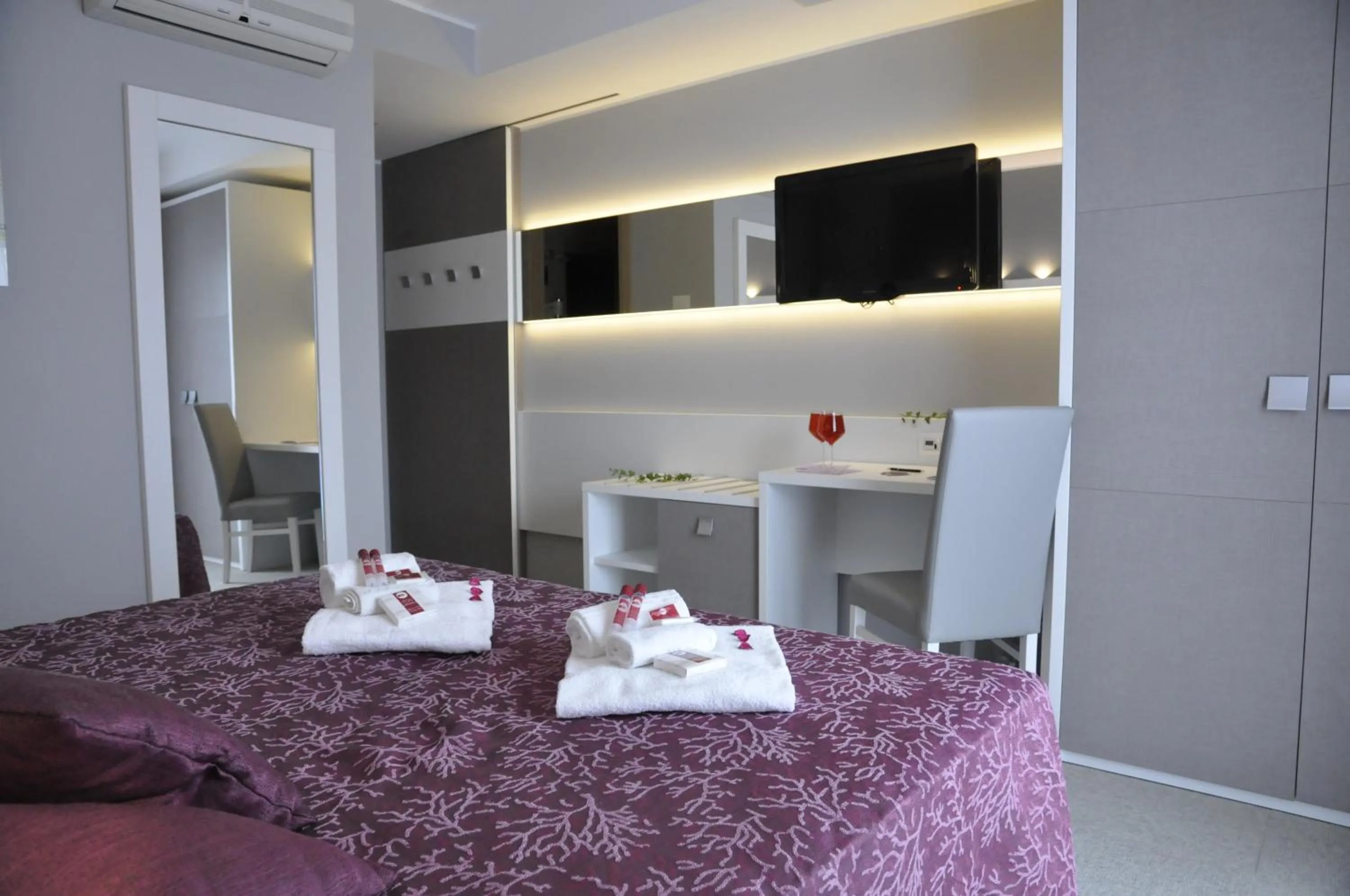 Bed in Hotel Al Cigno