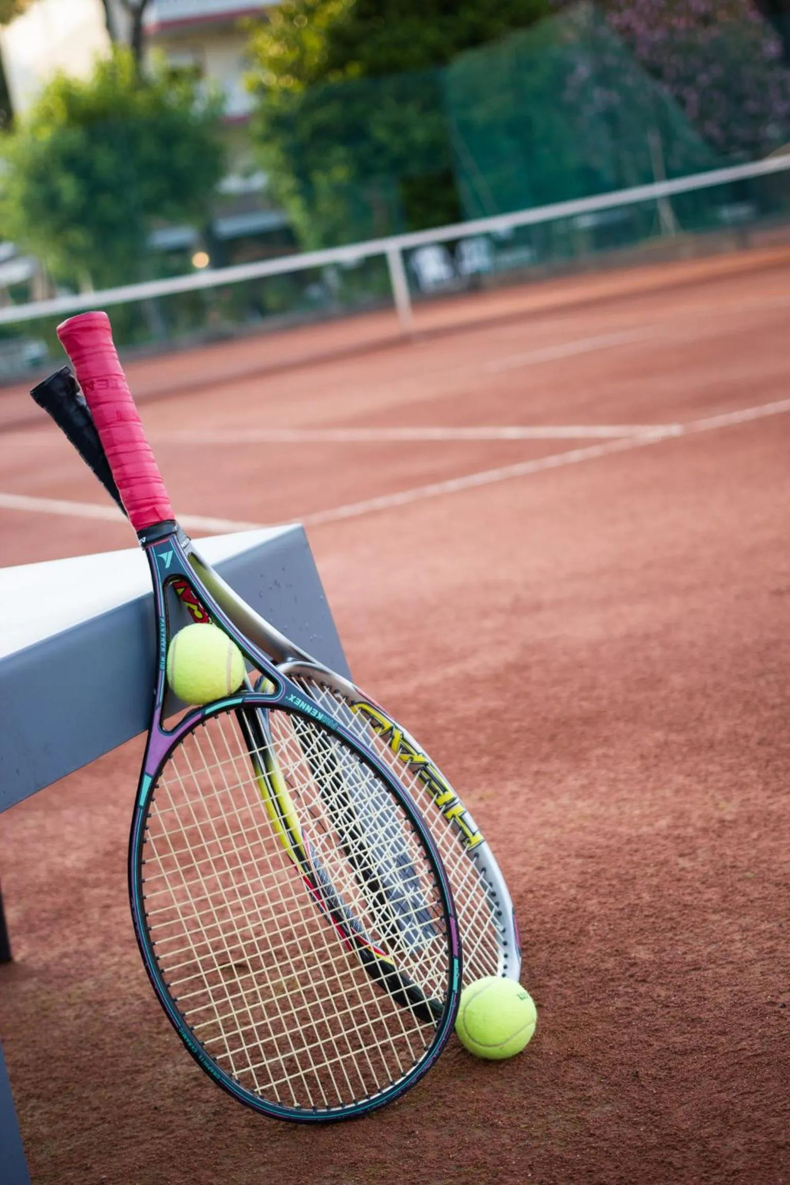 Tennis court in Hotel Al Cigno
