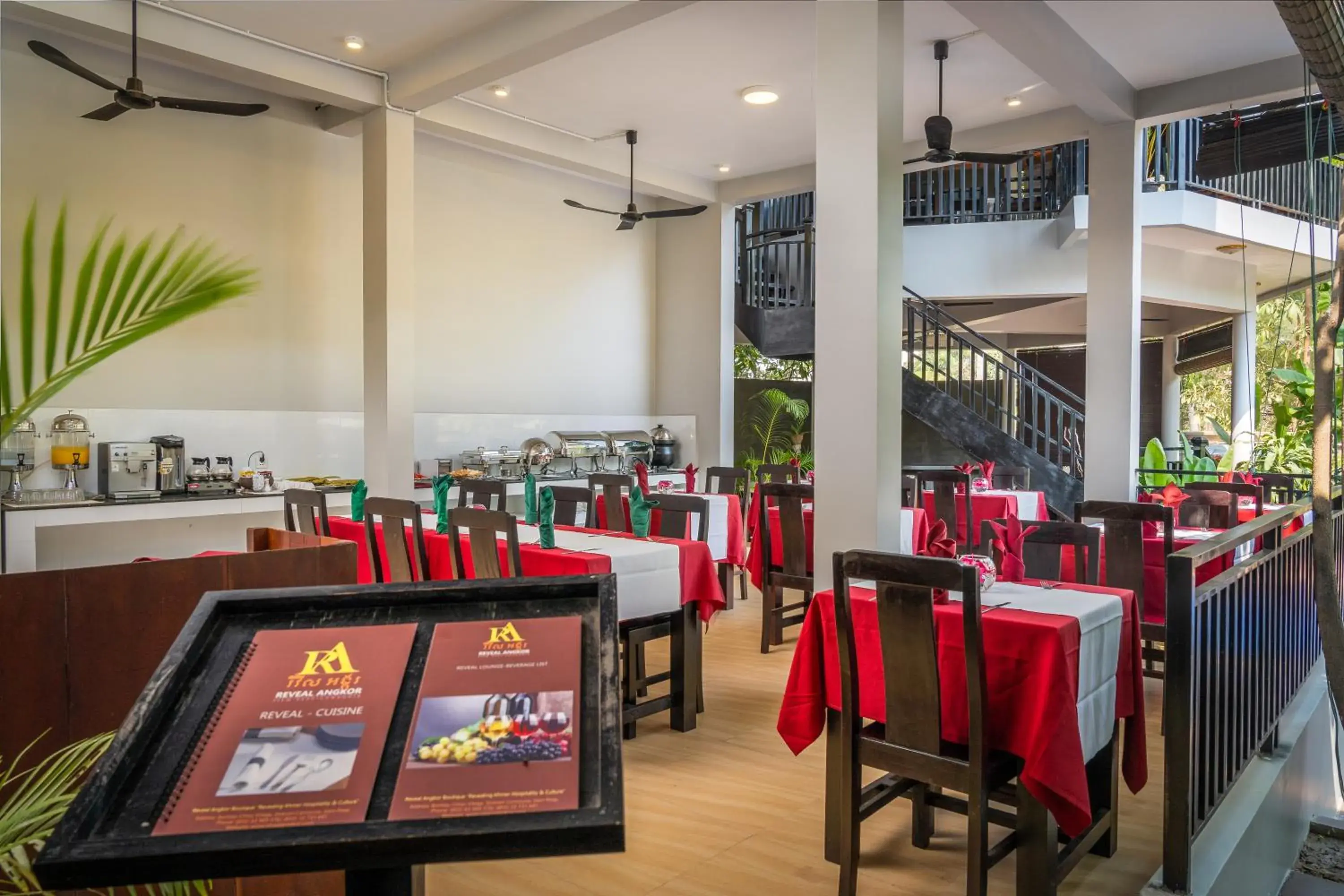 Restaurant/places to eat in Reveal Courtyard in Reveal Angkor Restaurant/places to eat in Reveal Courtyard in Reveal Angkor