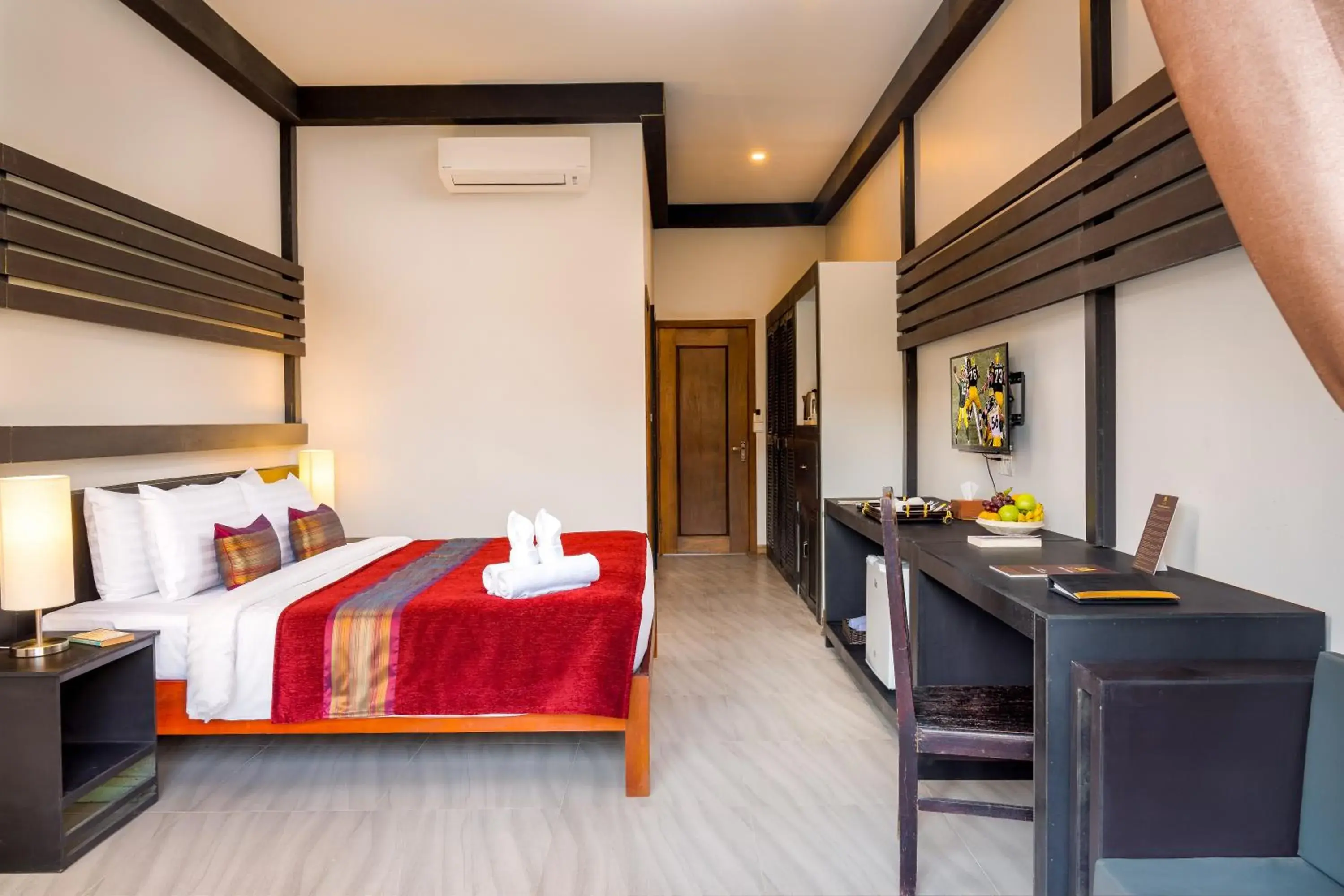 Bedroom, Bed in Reveal Courtyard in Reveal Angkor Bedroom, Bed in Reveal Courtyard in Reveal Angkor
