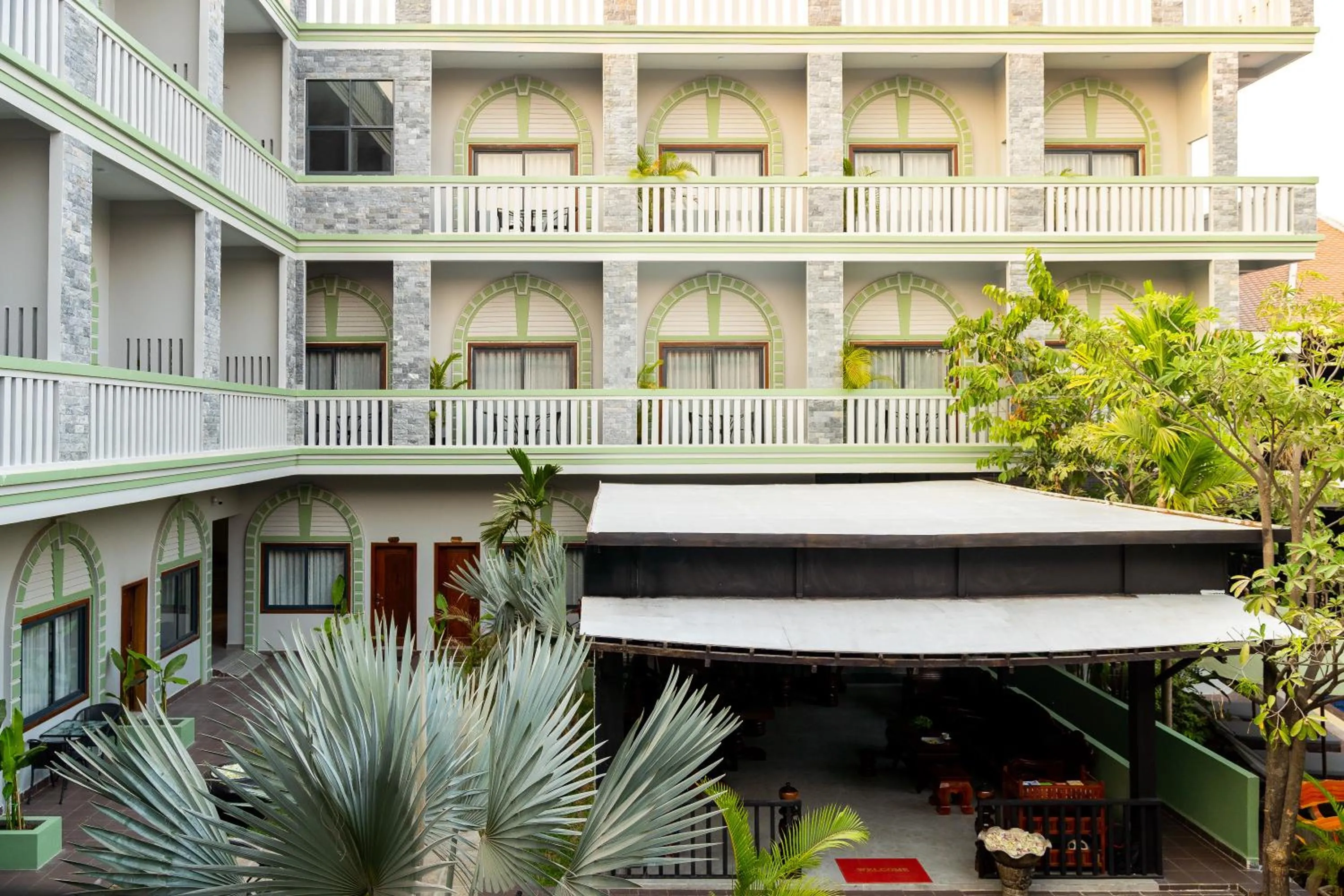 Floor plan in Reveal Courtyard in Reveal Angkor