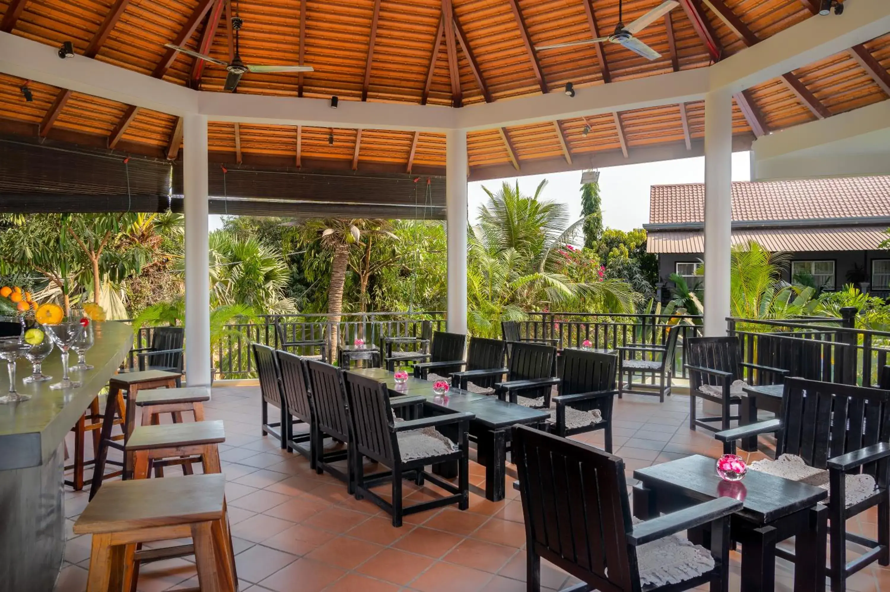 Lounge or bar in Reveal Courtyard in Reveal Angkor Lounge or bar in Reveal Courtyard in Reveal Angkor