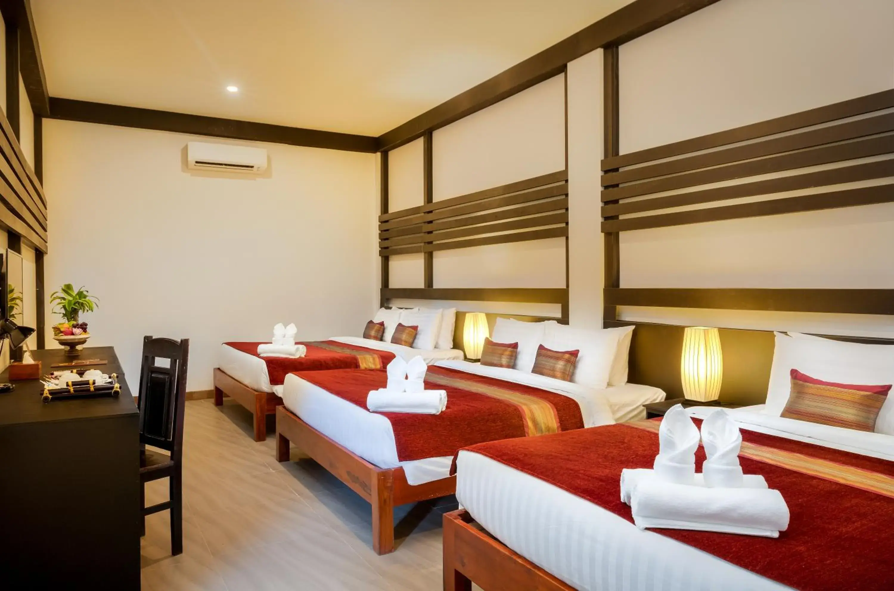 Bedroom, Bed in Reveal Courtyard in Reveal Angkor Bedroom, Bed in Reveal Courtyard in Reveal Angkor