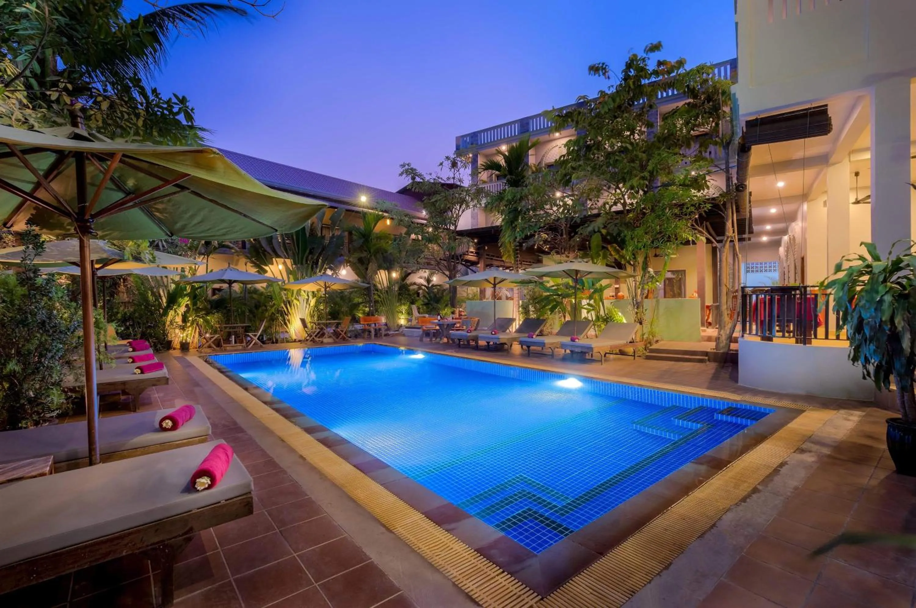 Swimming pool in Reveal Courtyard in Reveal Angkor