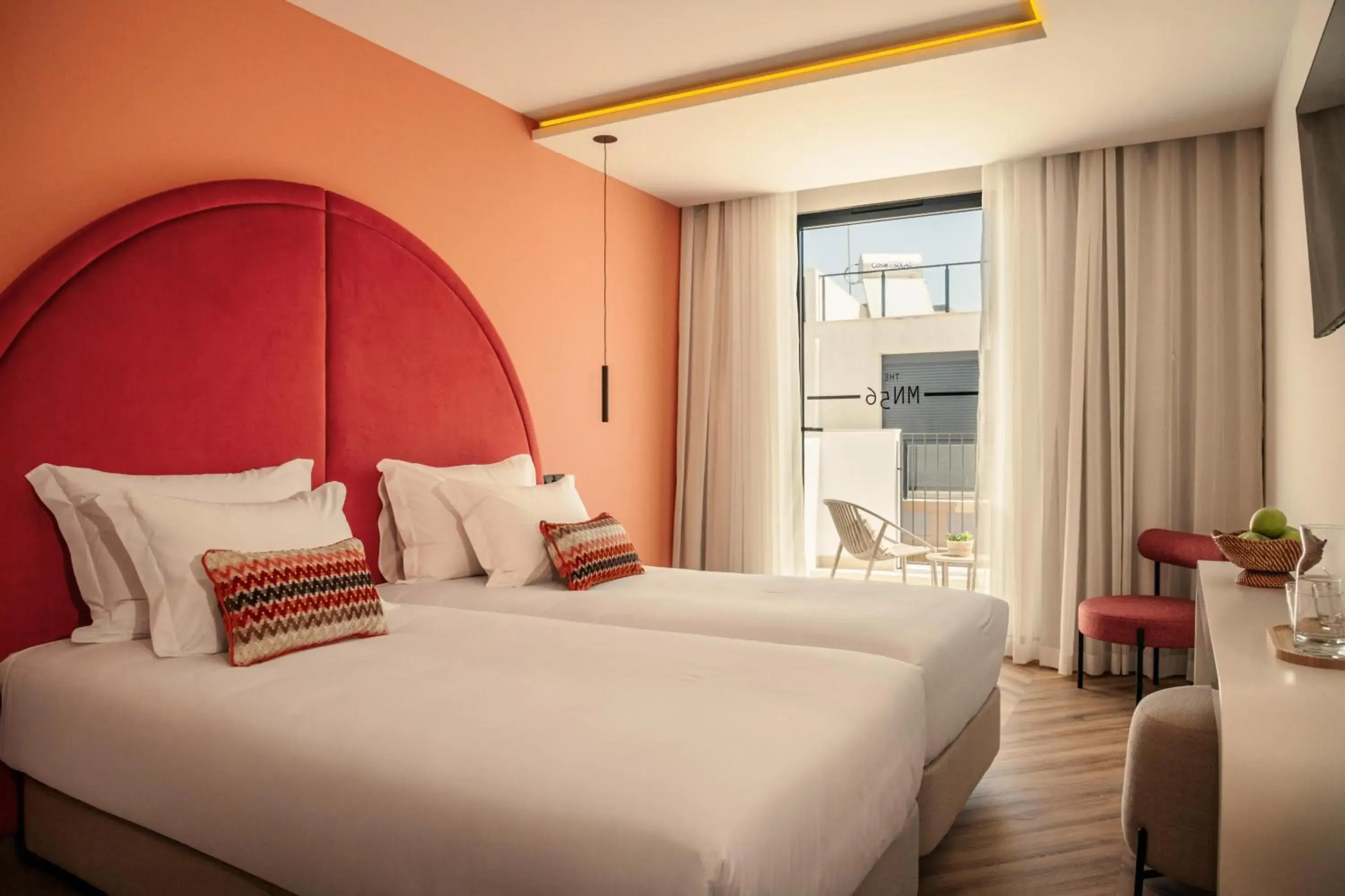 Deluxe Double or Twin Room with Balcony in The MN56 Hotel Deluxe Double or Twin Room with Balcony in The MN56 Hotel