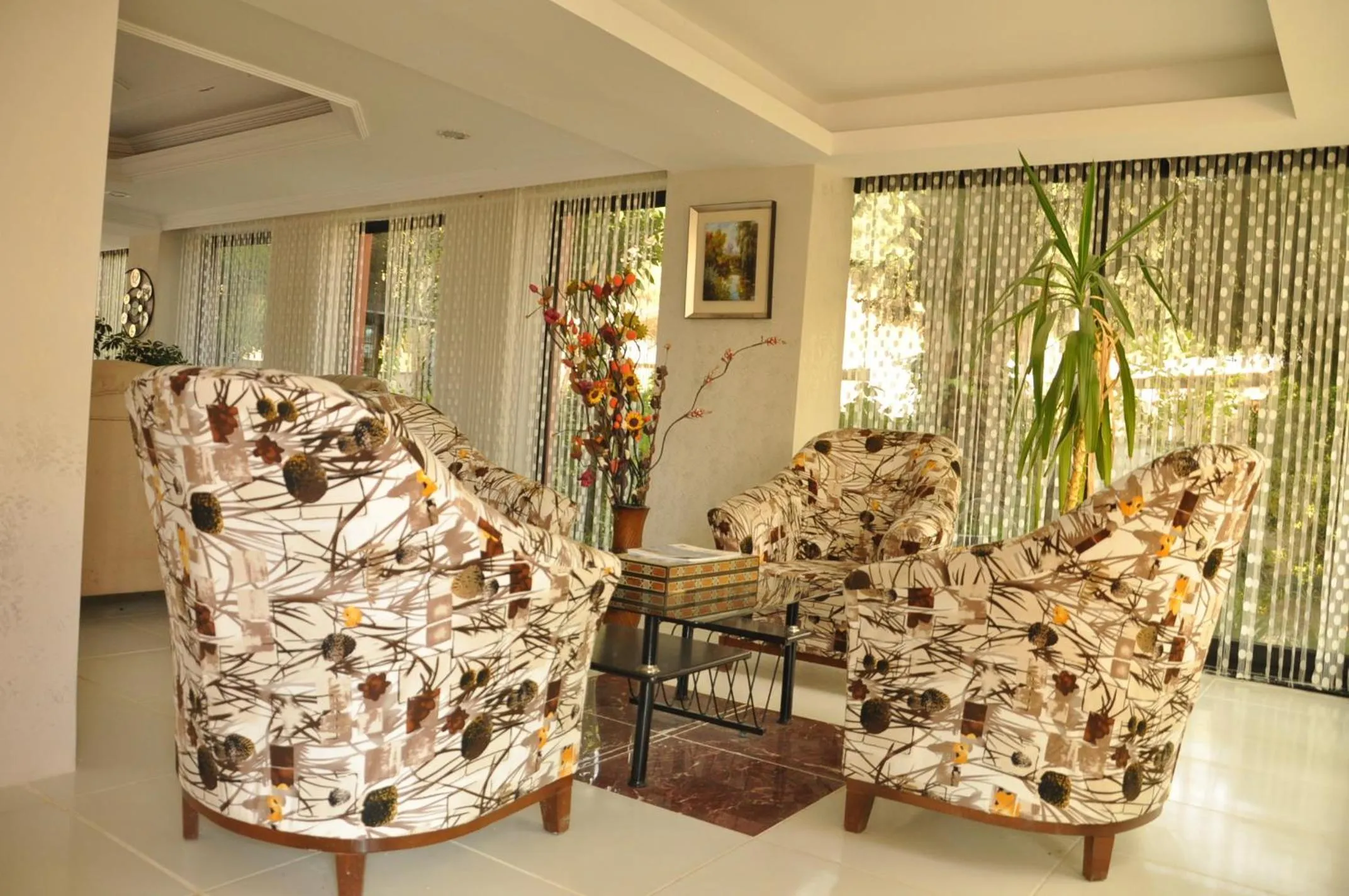 Lobby or reception in Oskar Hotel