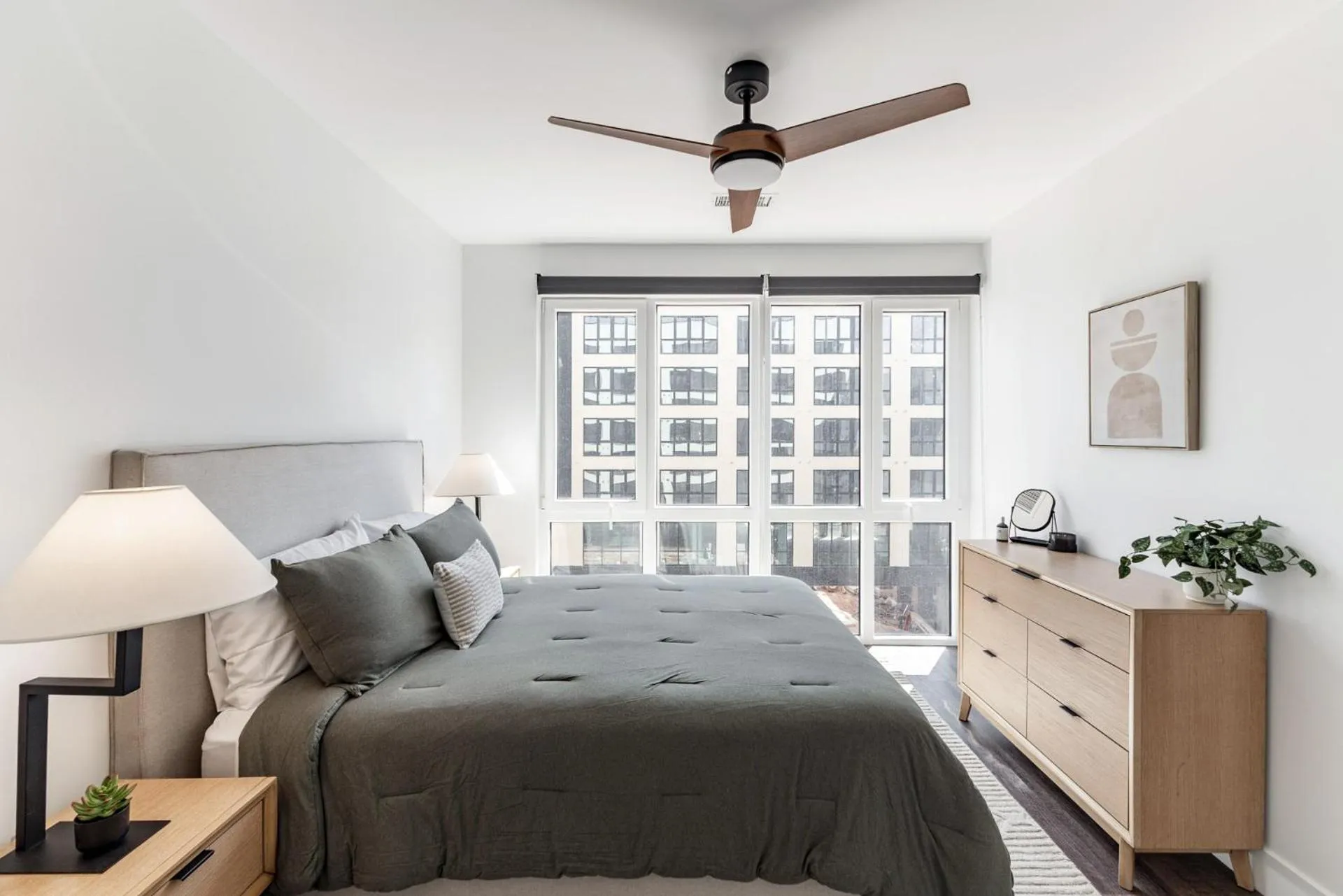 Bedroom, Bed in Anthem House Huntsville MidCity, powered by Placemakr