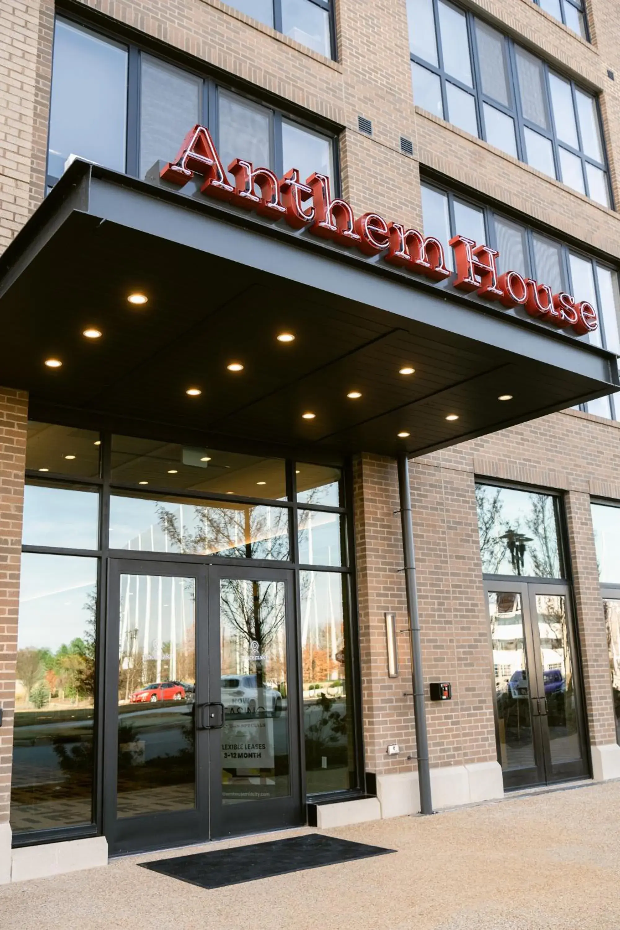 Facade/entrance in Anthem House Huntsville MidCity, powered by Placemakr Facade/entrance in Anthem House Huntsville MidCity, powered by Placemakr