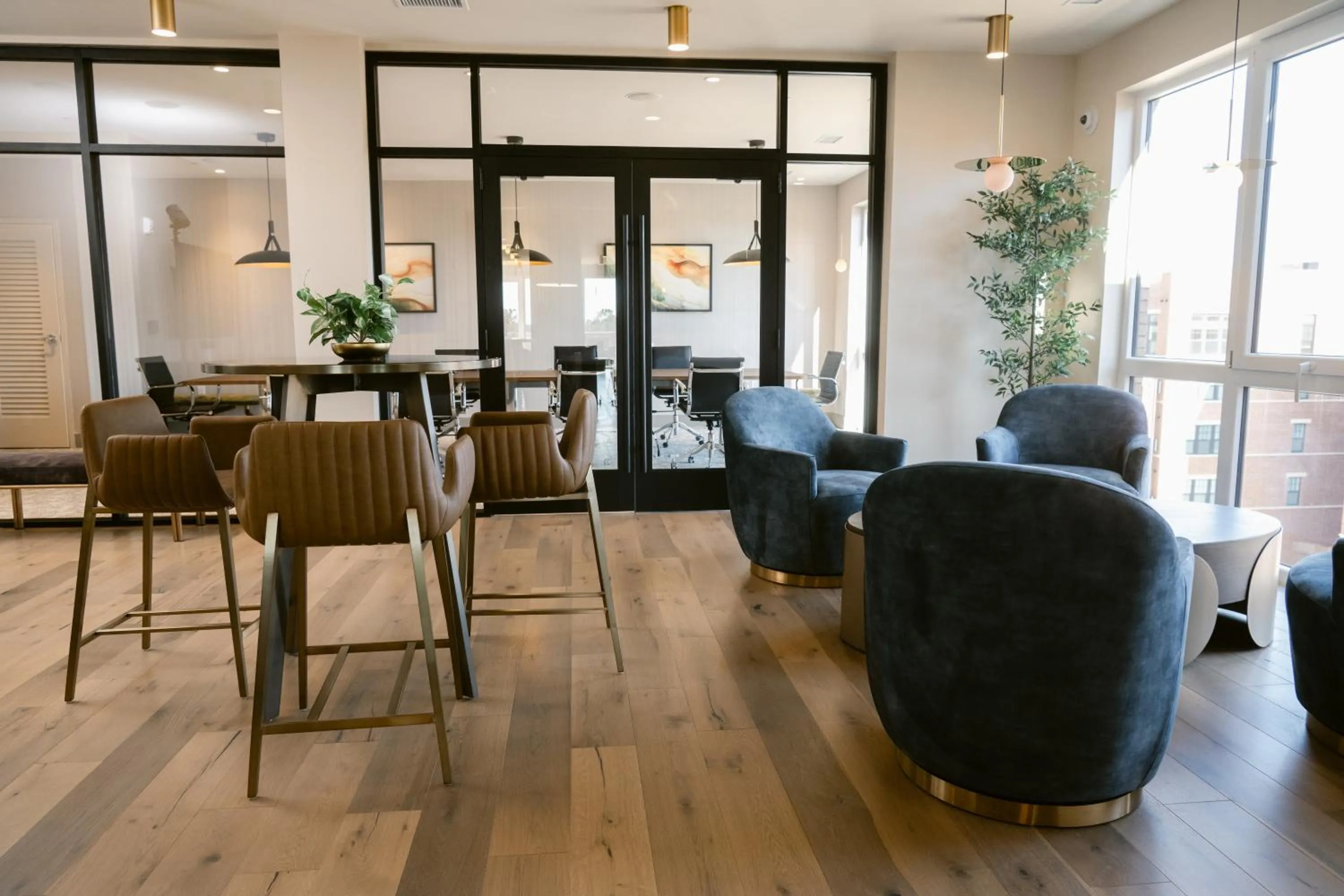 Communal lounge/ TV room in Anthem House Huntsville MidCity, powered by Placemakr