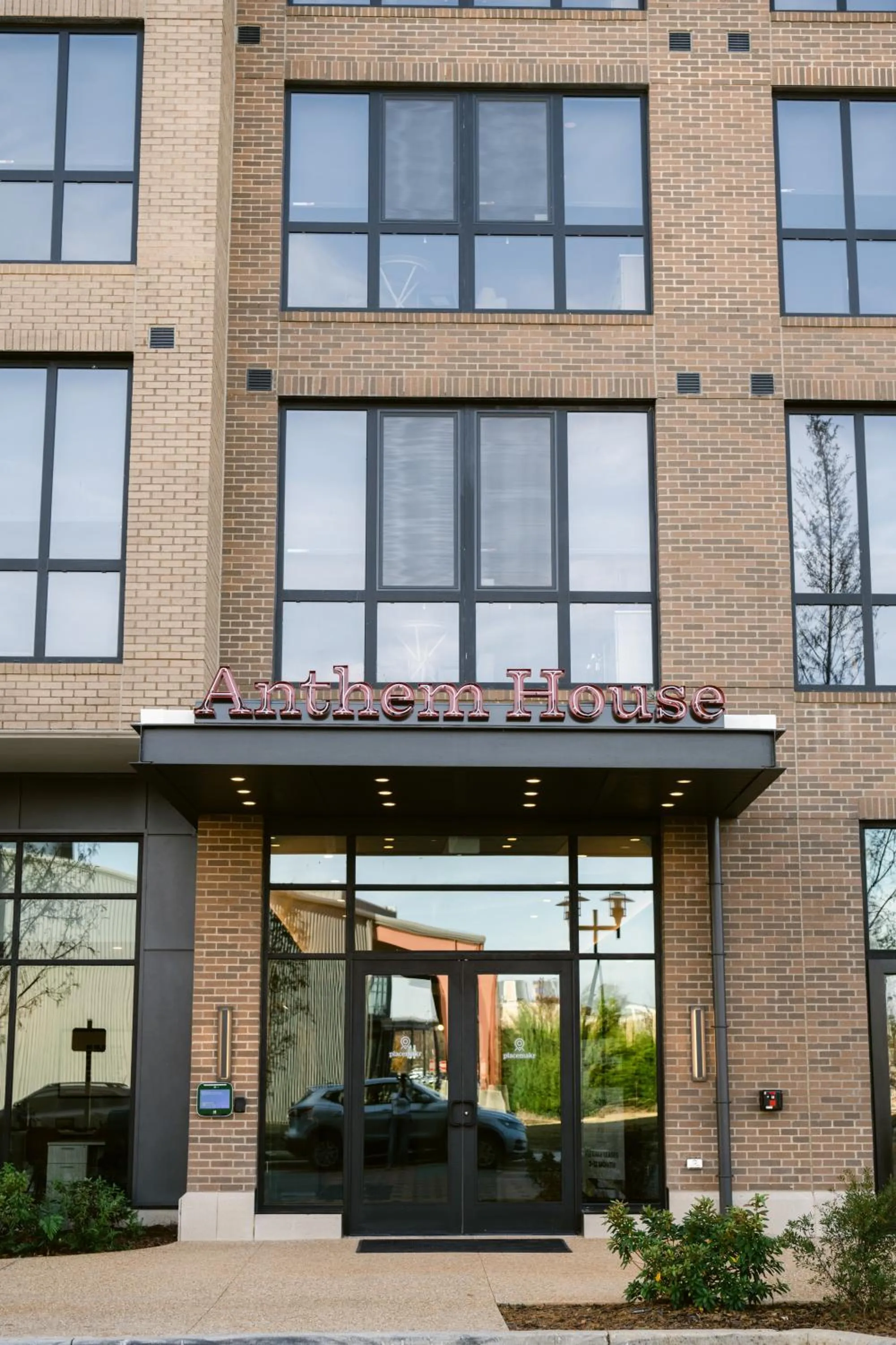 Facade/entrance in Anthem House Huntsville MidCity, powered by Placemakr