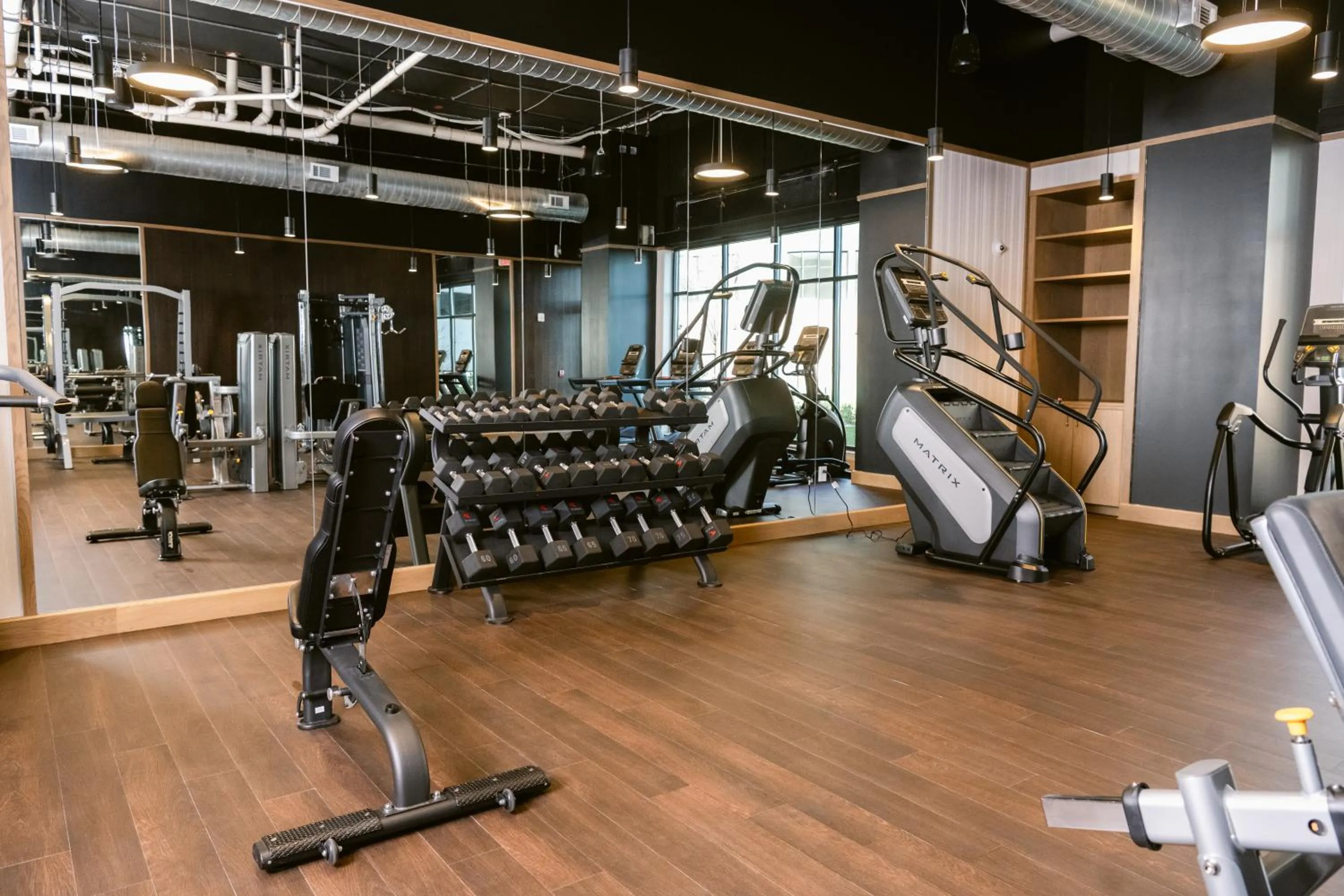 Fitness centre/facilities in Anthem House Huntsville MidCity, powered by Placemakr