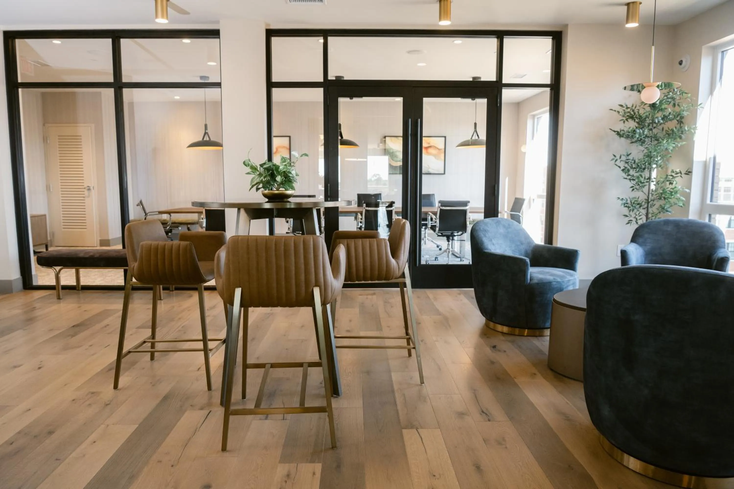 Communal lounge/ TV room in Anthem House Huntsville MidCity, powered by Placemakr