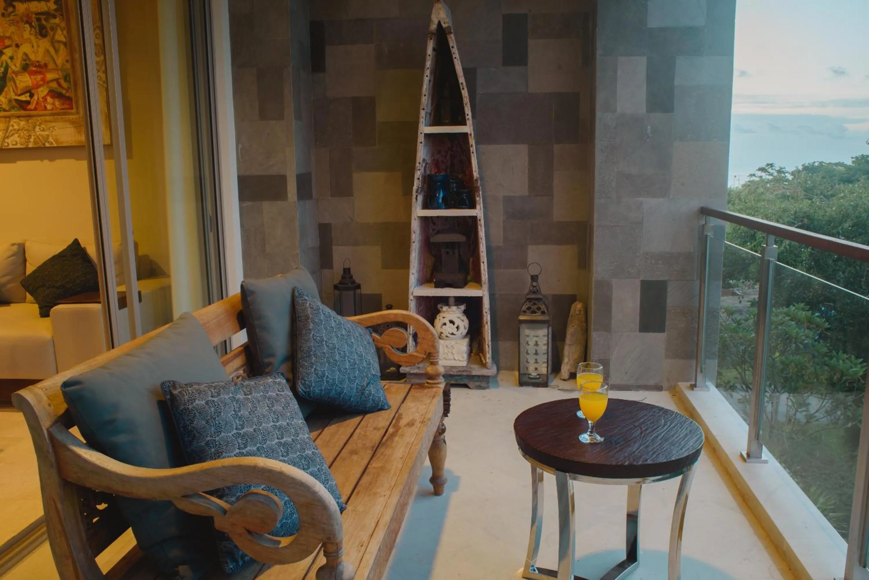 Balcony/Terrace in Luxury Apartment at AYANA Residences