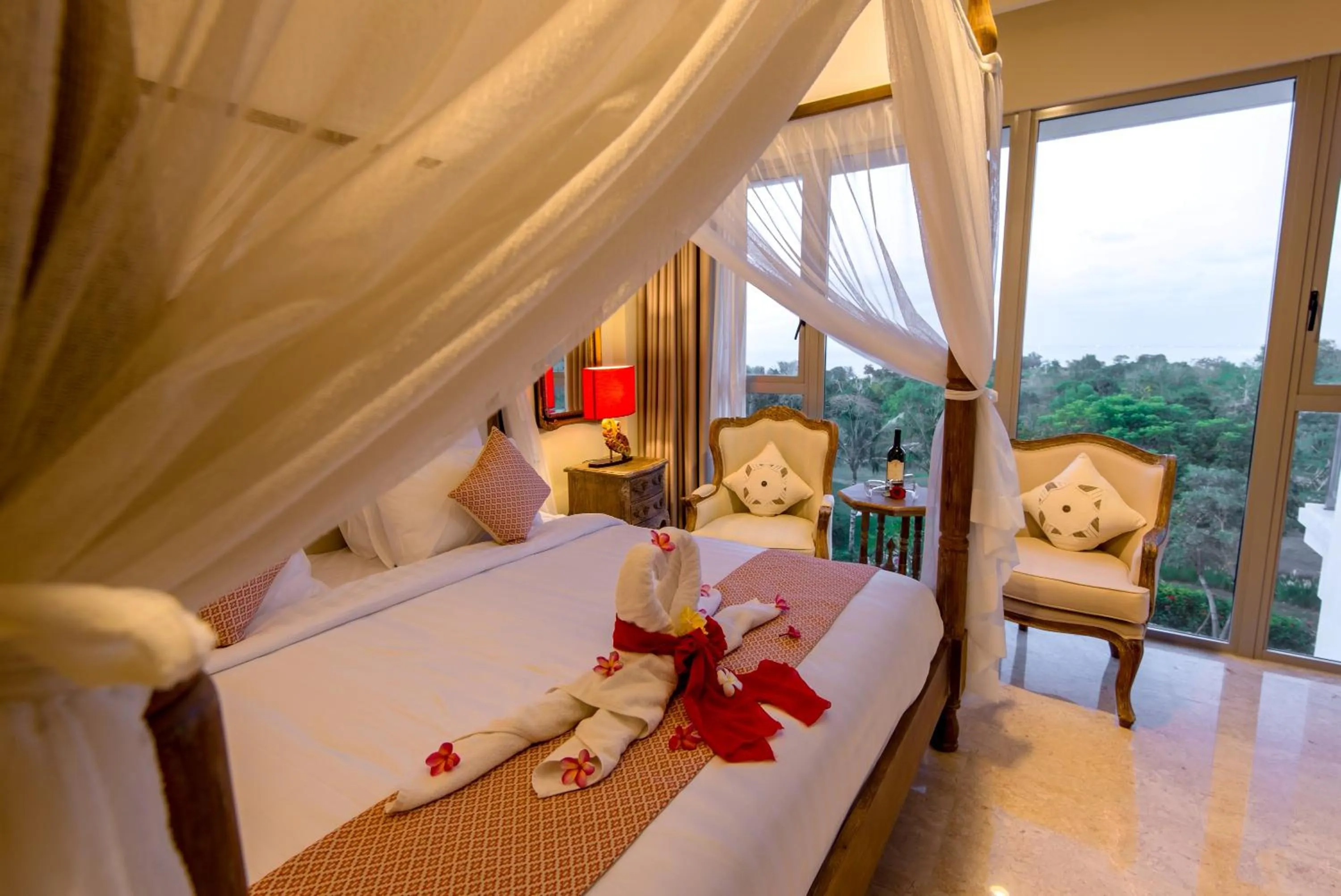 Bedroom, Bed in Luxury Apartment at AYANA Residences
