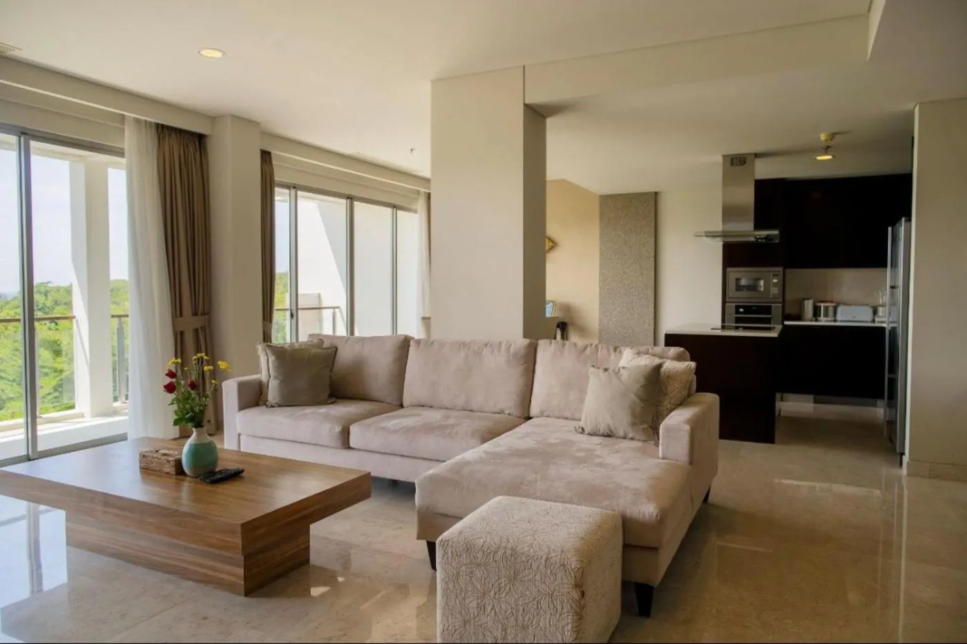Living room in Luxury Apartment at AYANA Residences