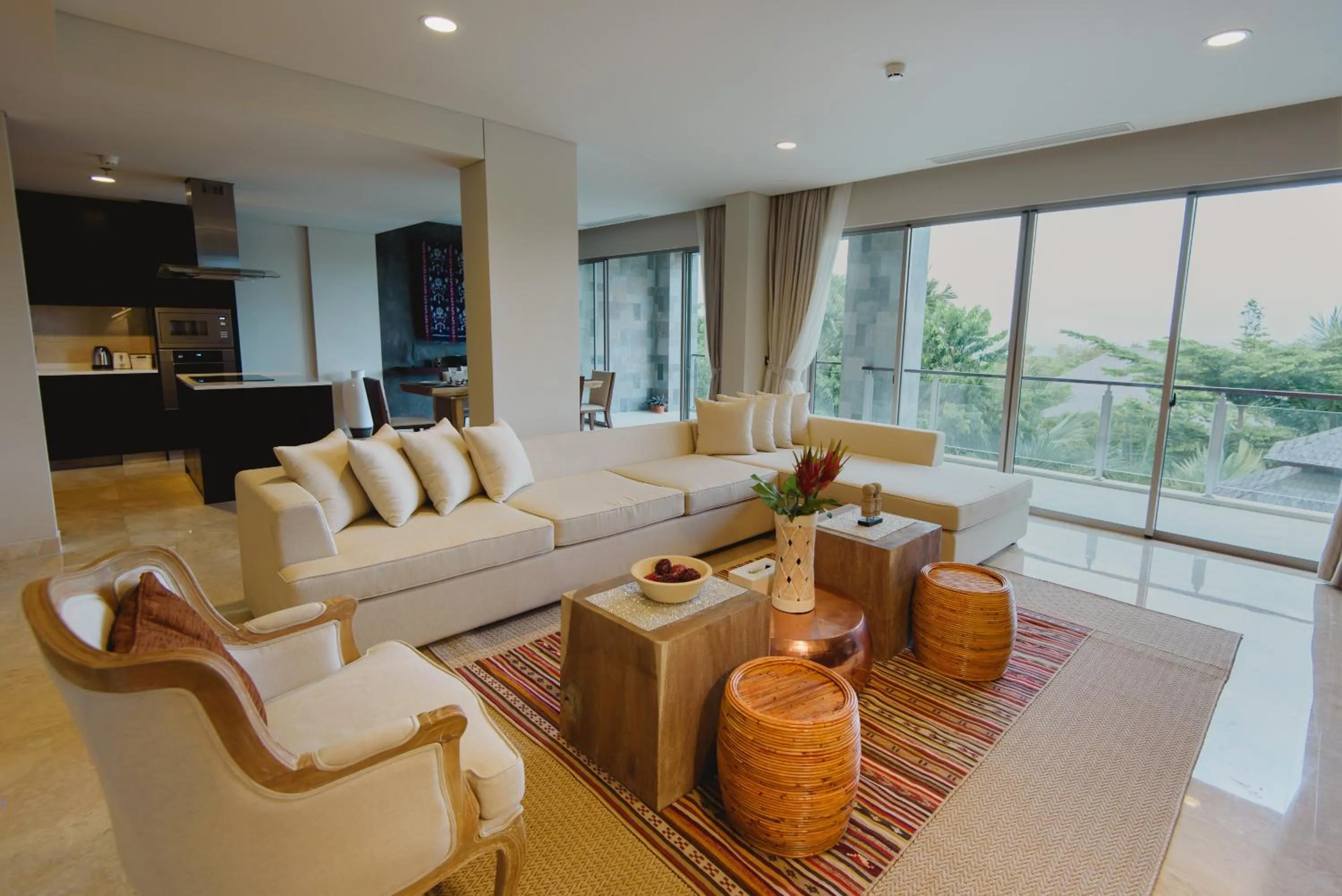Living room in Luxury Apartment at AYANA Residences