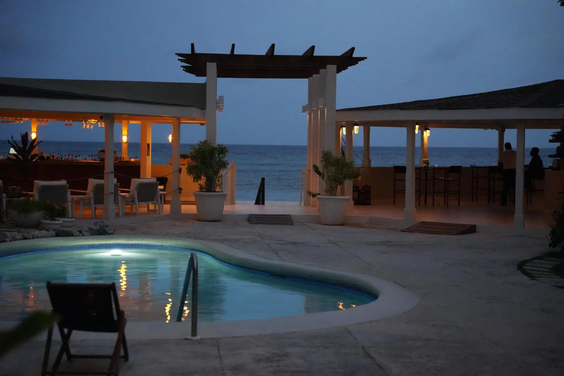 Swimming pool in Hôtel Le Roy