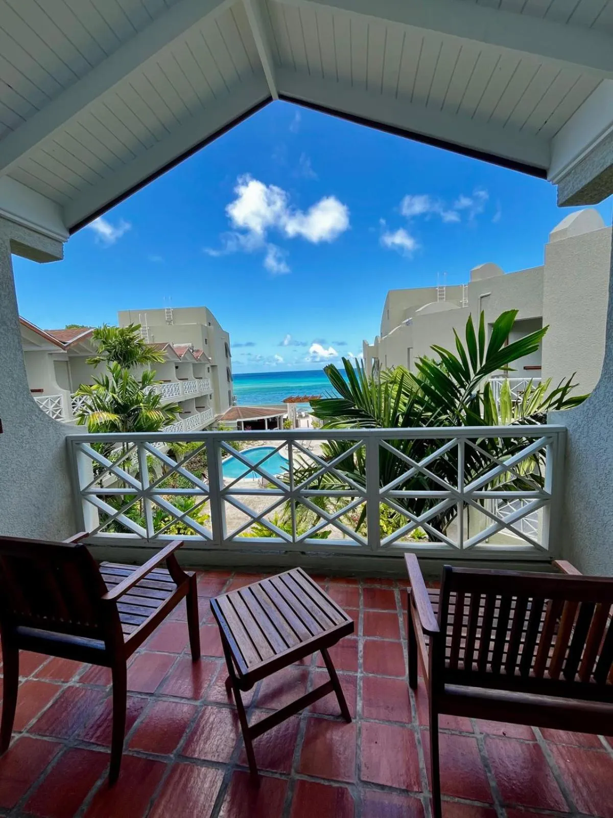 Patio in Hôtel Le Roy