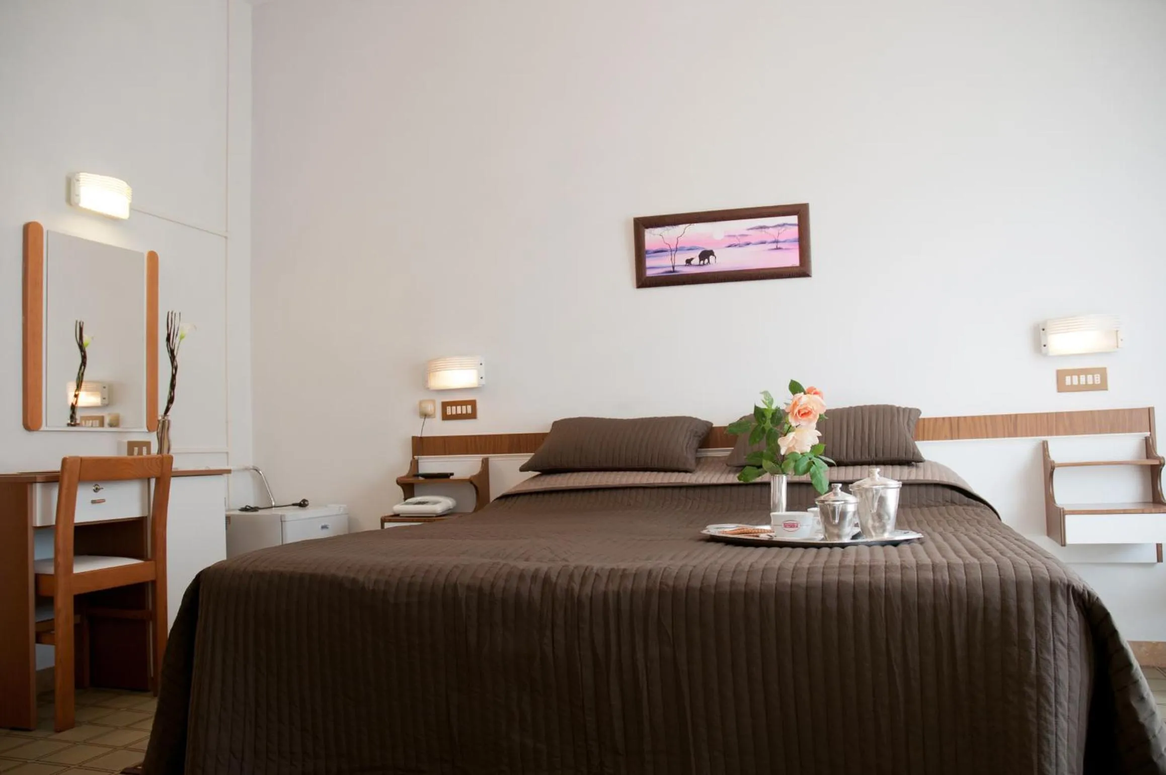 Bedroom, Bed in Albergo La Rosetta