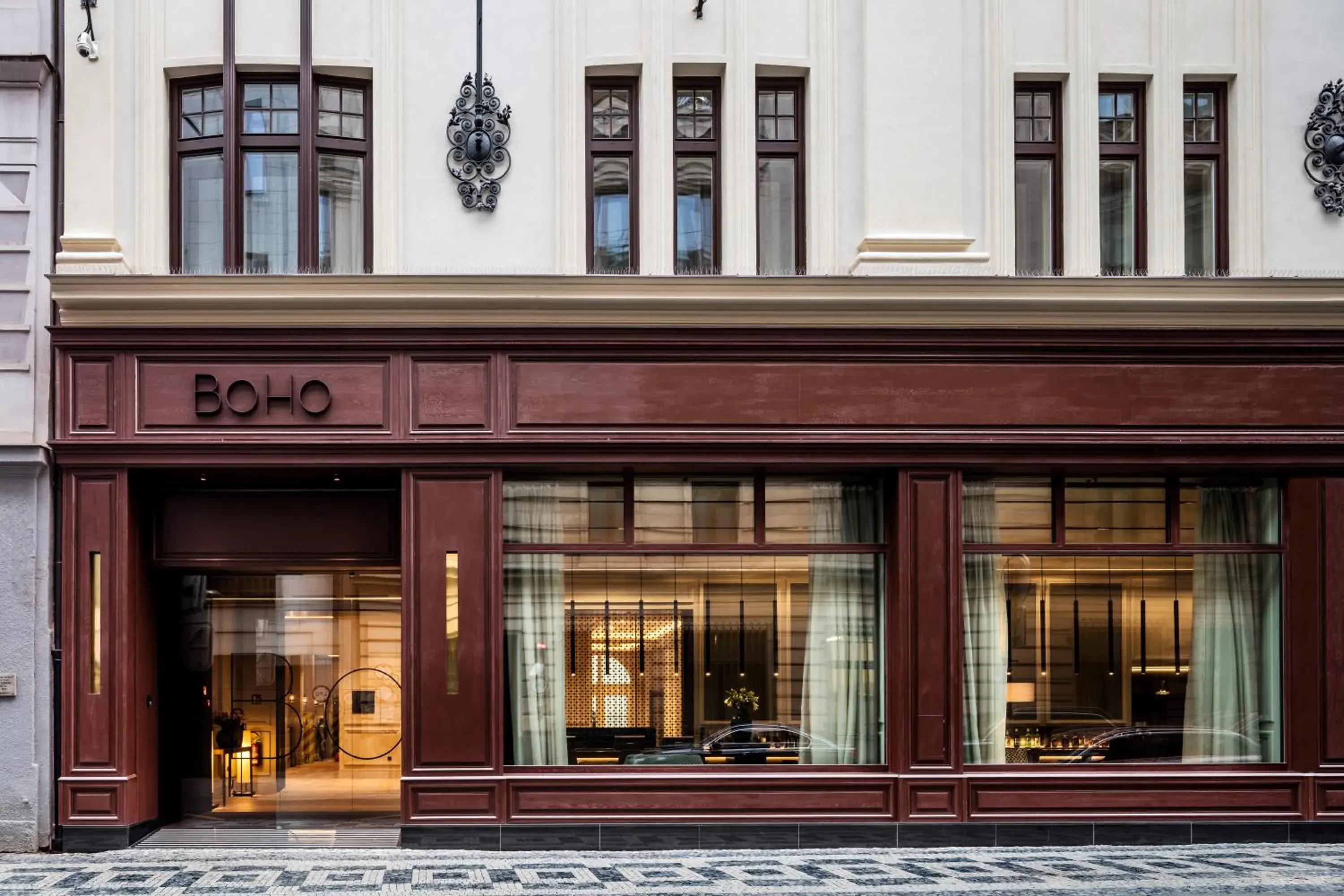 Facade/entrance in BoHo Prague Hotel - Small Luxury Hotels Facade/entrance in BoHo Prague Hotel - Small Luxury Hotels