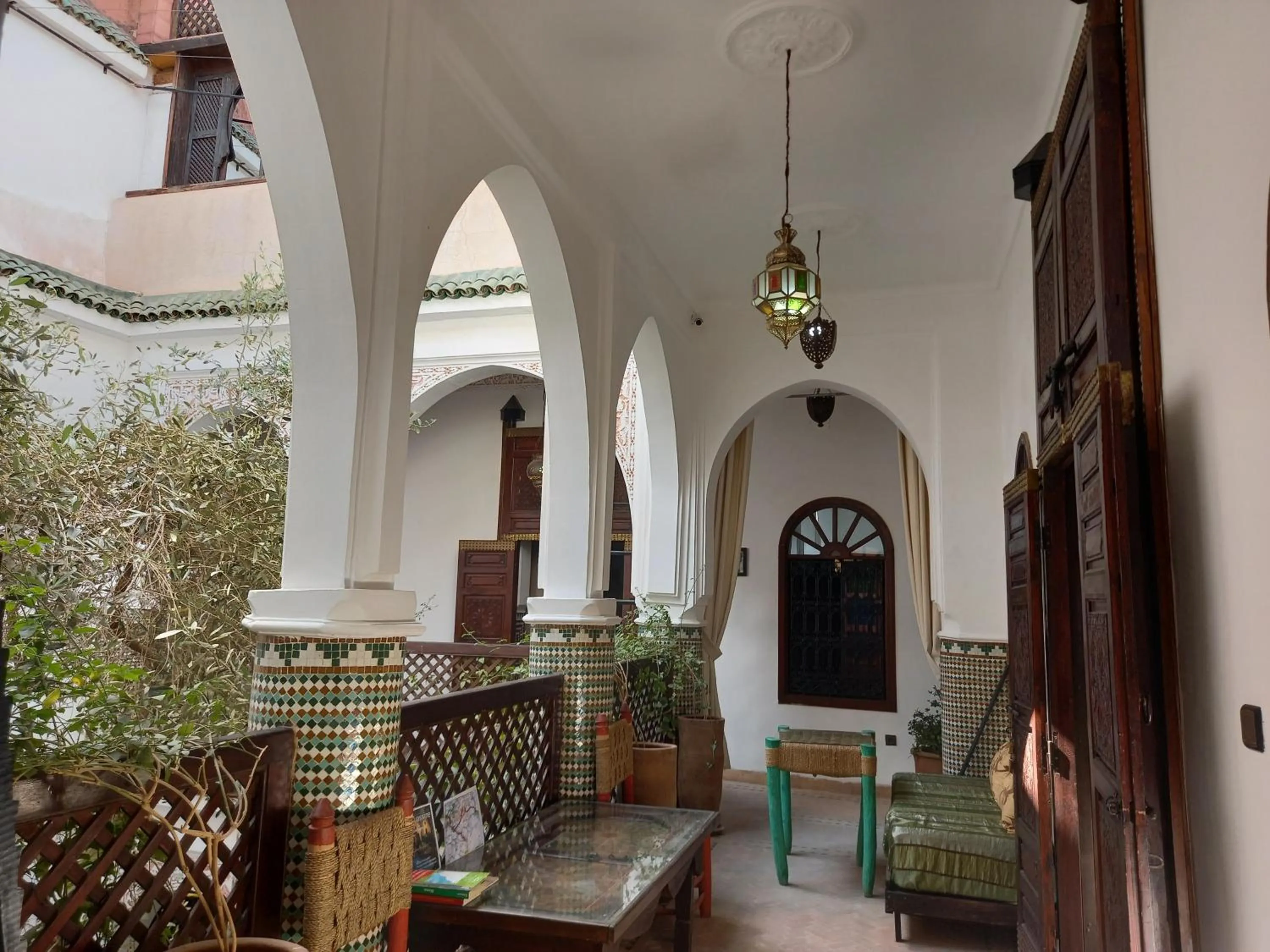 Balcony/Terrace in Riad Alma Mouassine