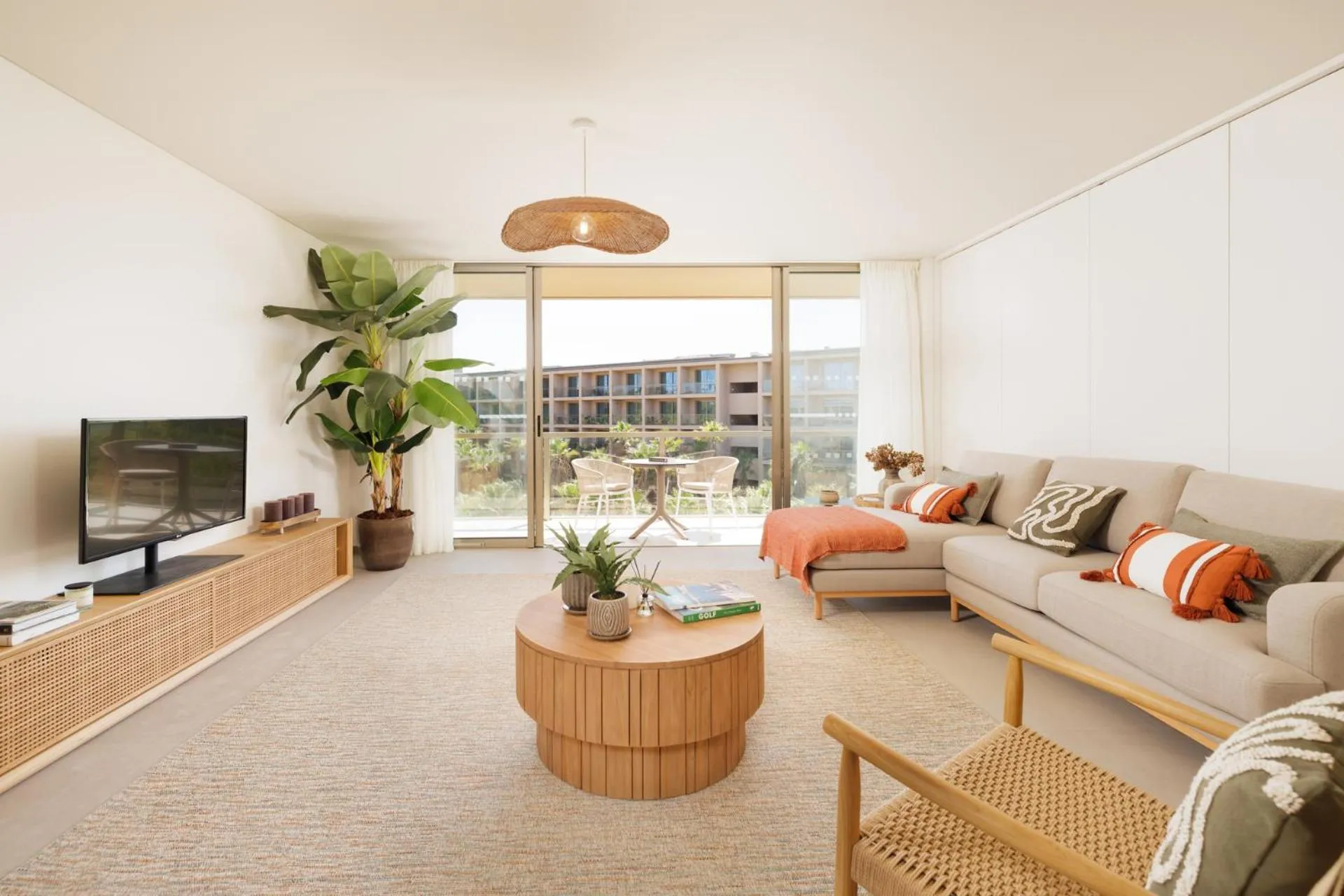 Living room in Flamingos Salgados