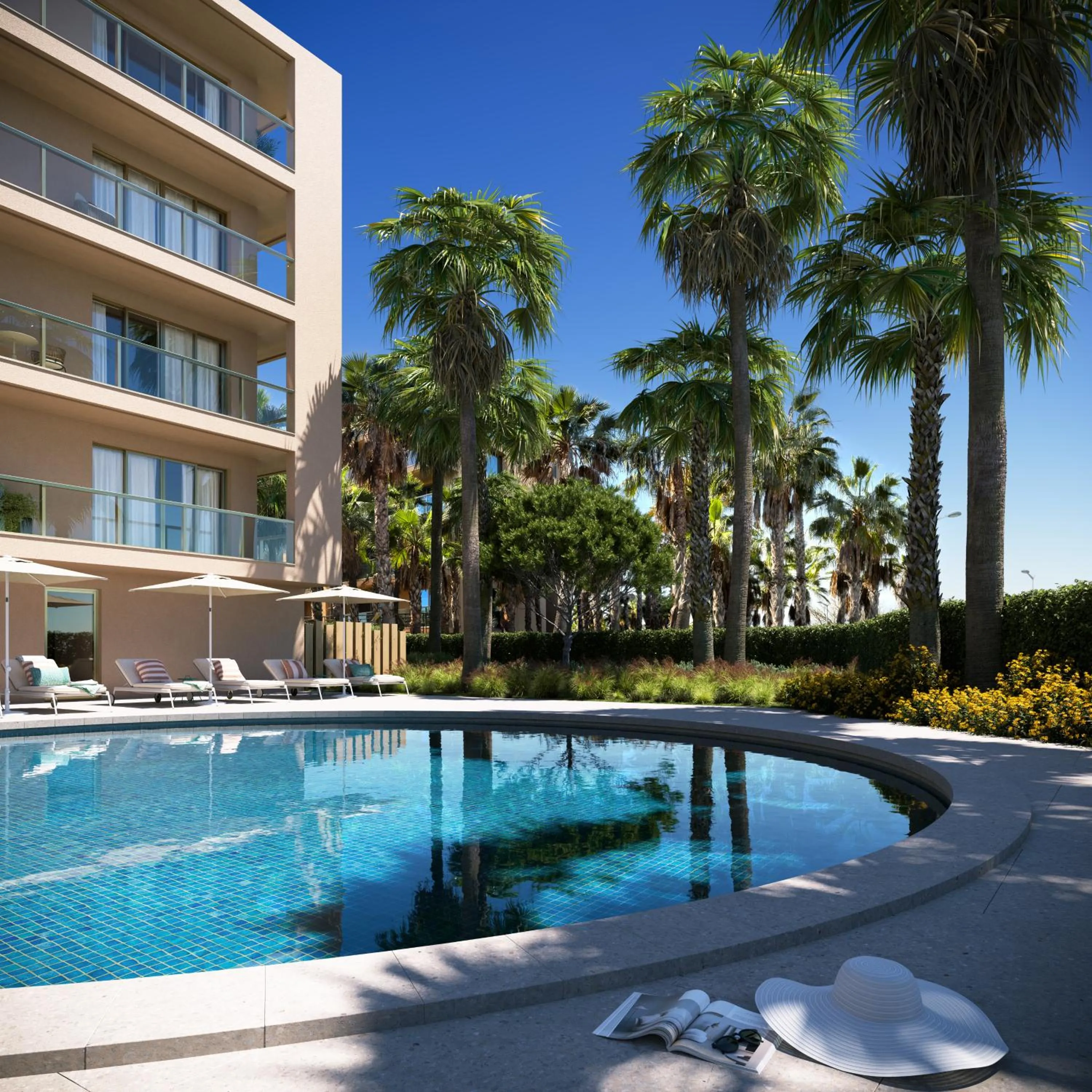 Garden in Flamingos Salgados