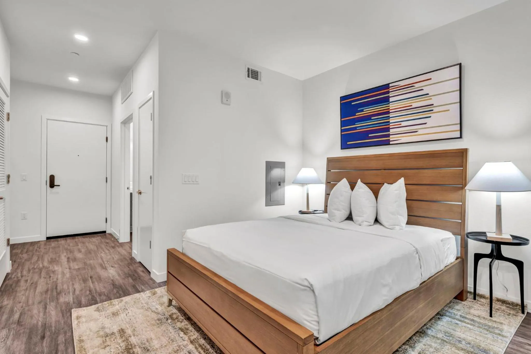 Bed in Placemakr Reno