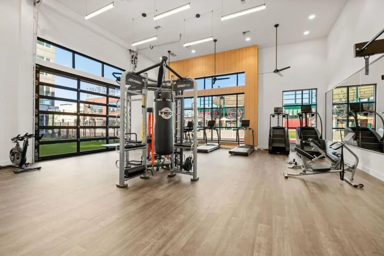 Fitness centre/facilities in Placemakr Reno Fitness centre/facilities in Placemakr Reno