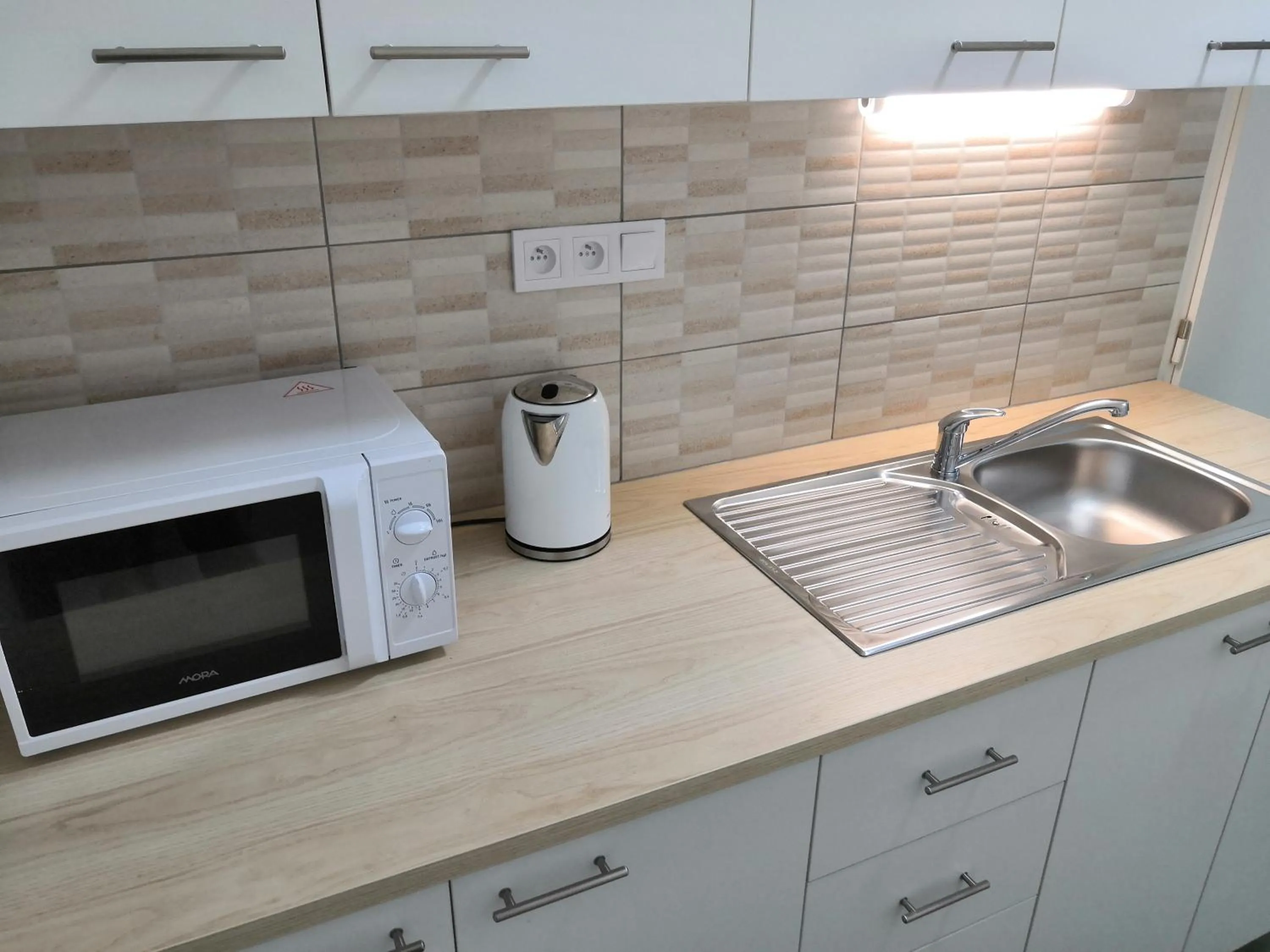 Kitchen or kitchenette in Hotel Marianeum