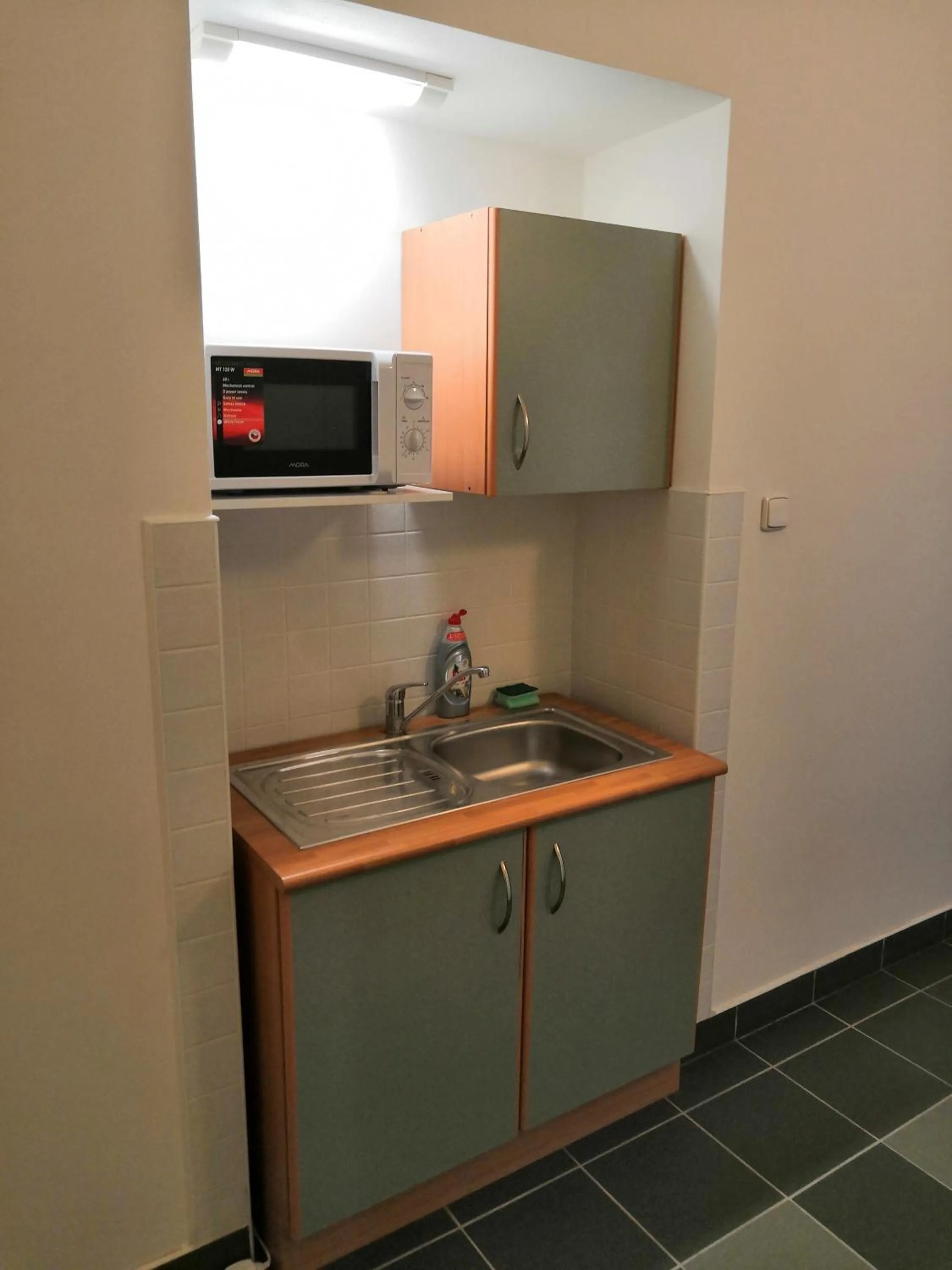 Kitchen or kitchenette in Hotel Marianeum
