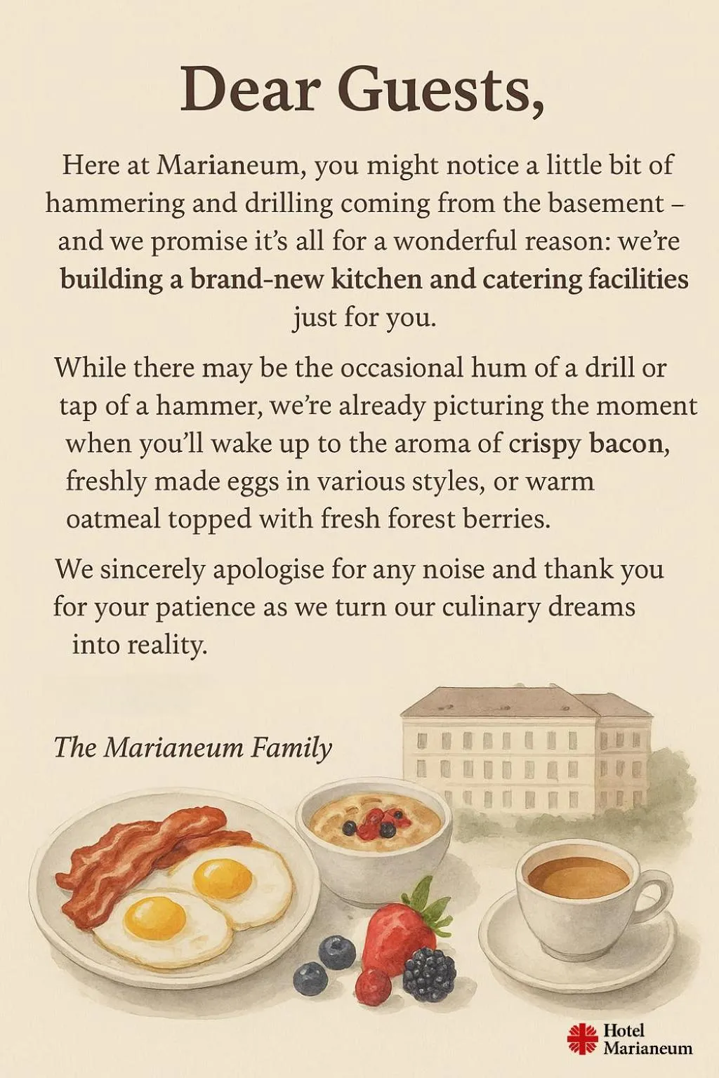 Property building in Hotel Marianeum